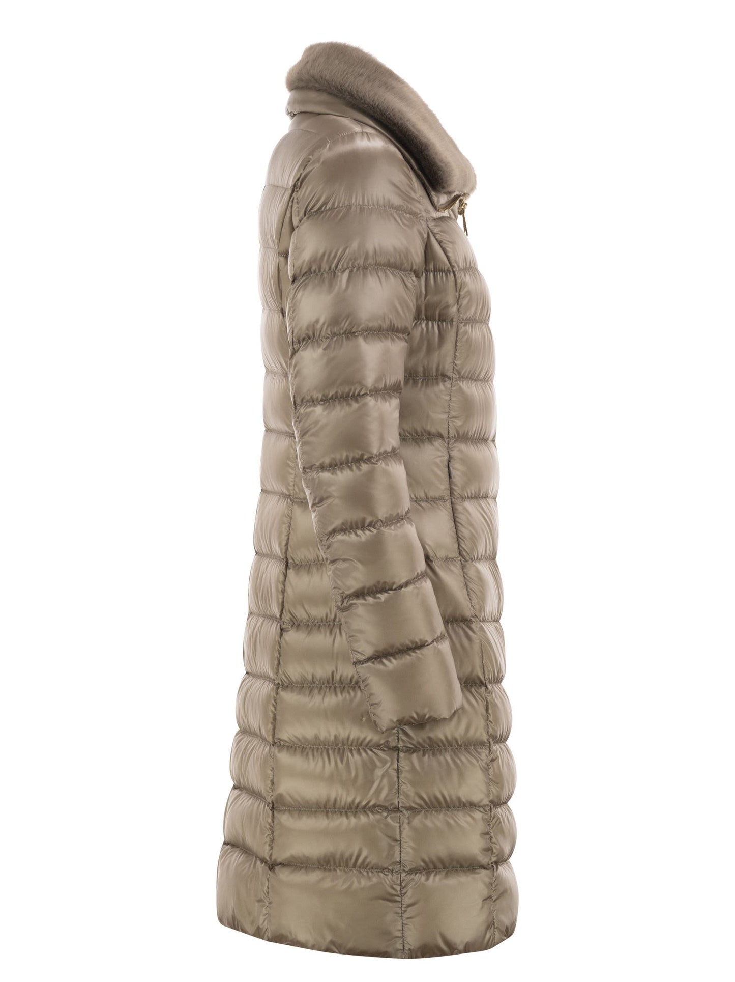 Herno Women Elisa - Long Down Jacket In Ultralight Nylon HERNO