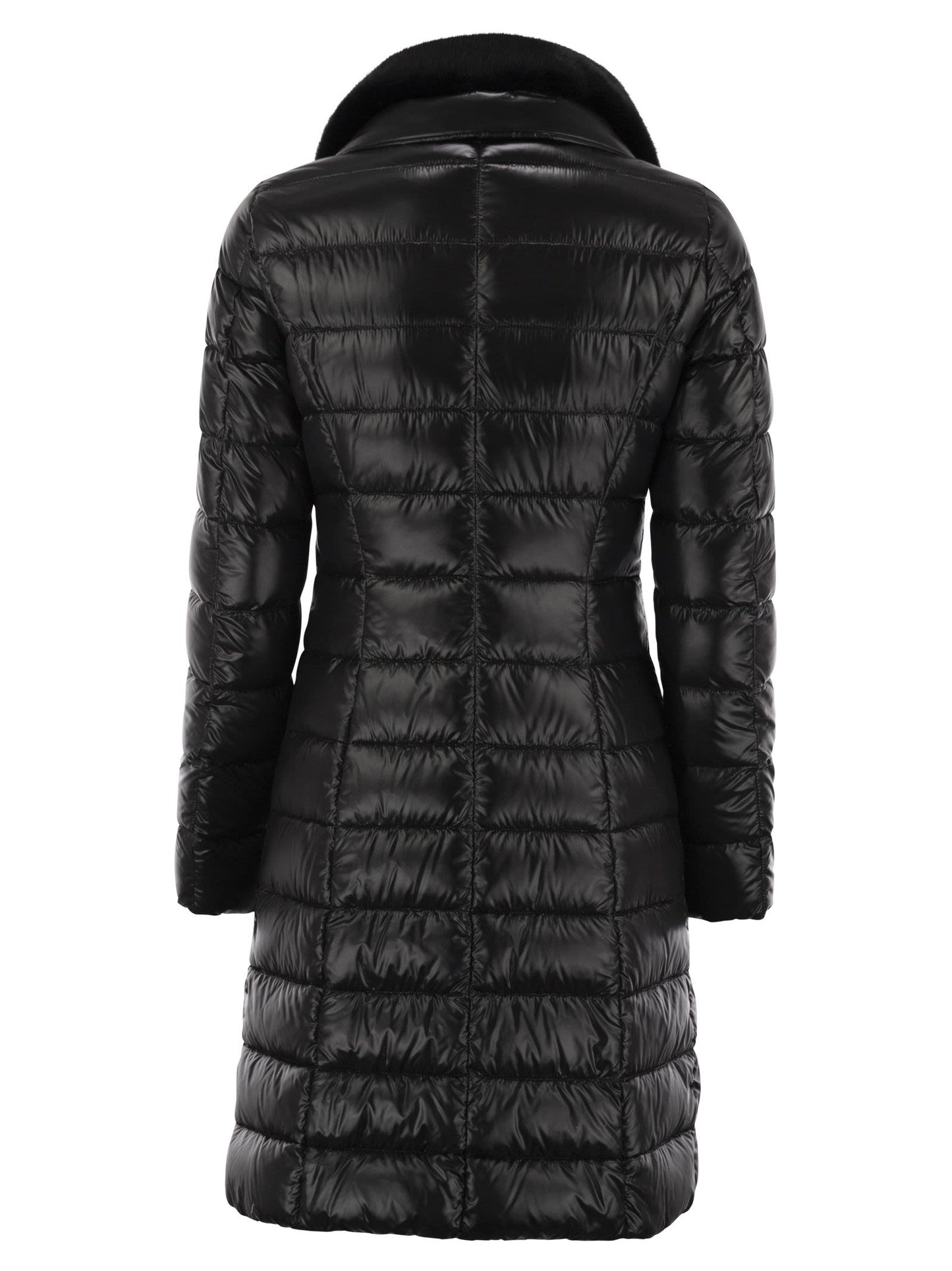 Herno Women Elisa - Long Down Jacket In Ultralight Nylon HERNO