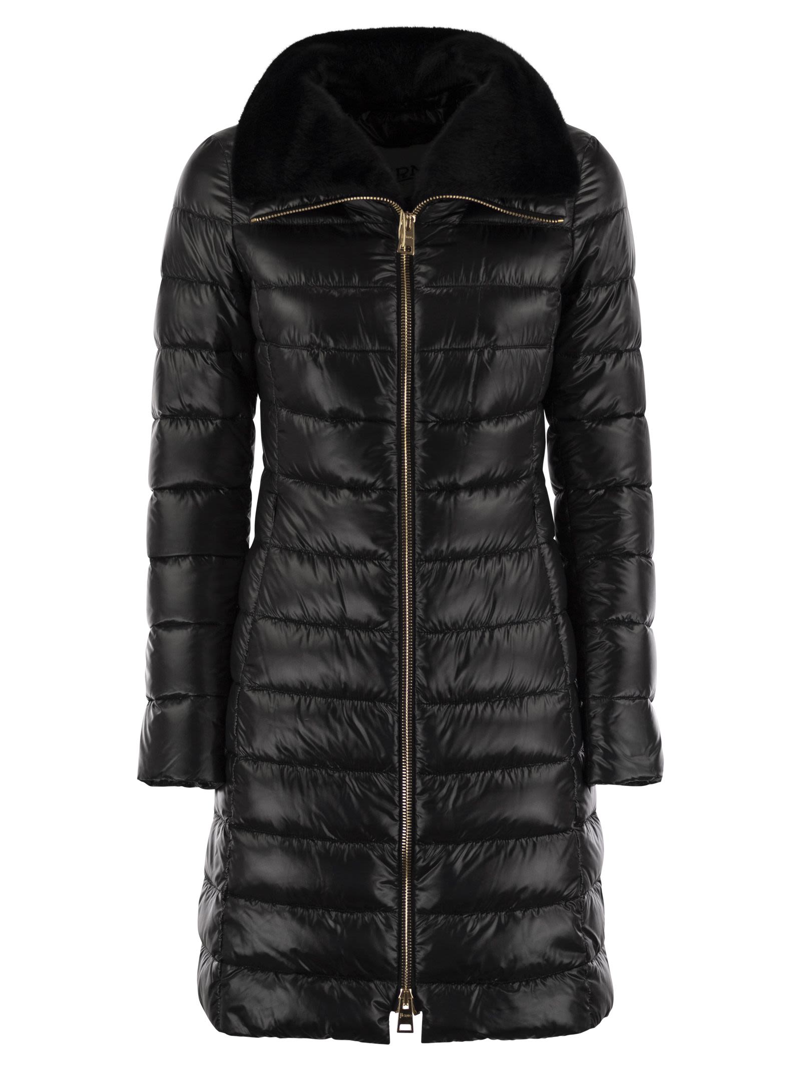Herno Women Elisa - Long Down Jacket In Ultralight Nylon HERNO