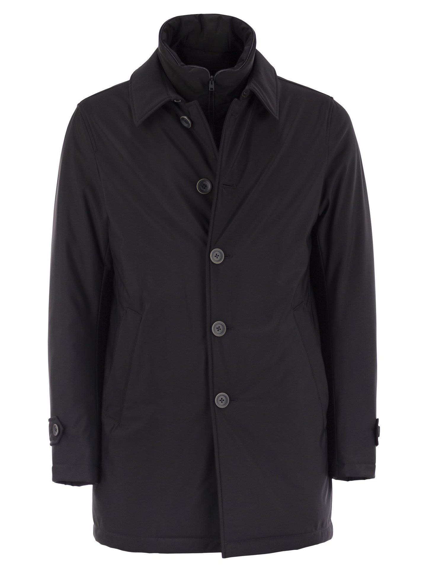 Herno Men Long Down Jacket With Buttons HERNO