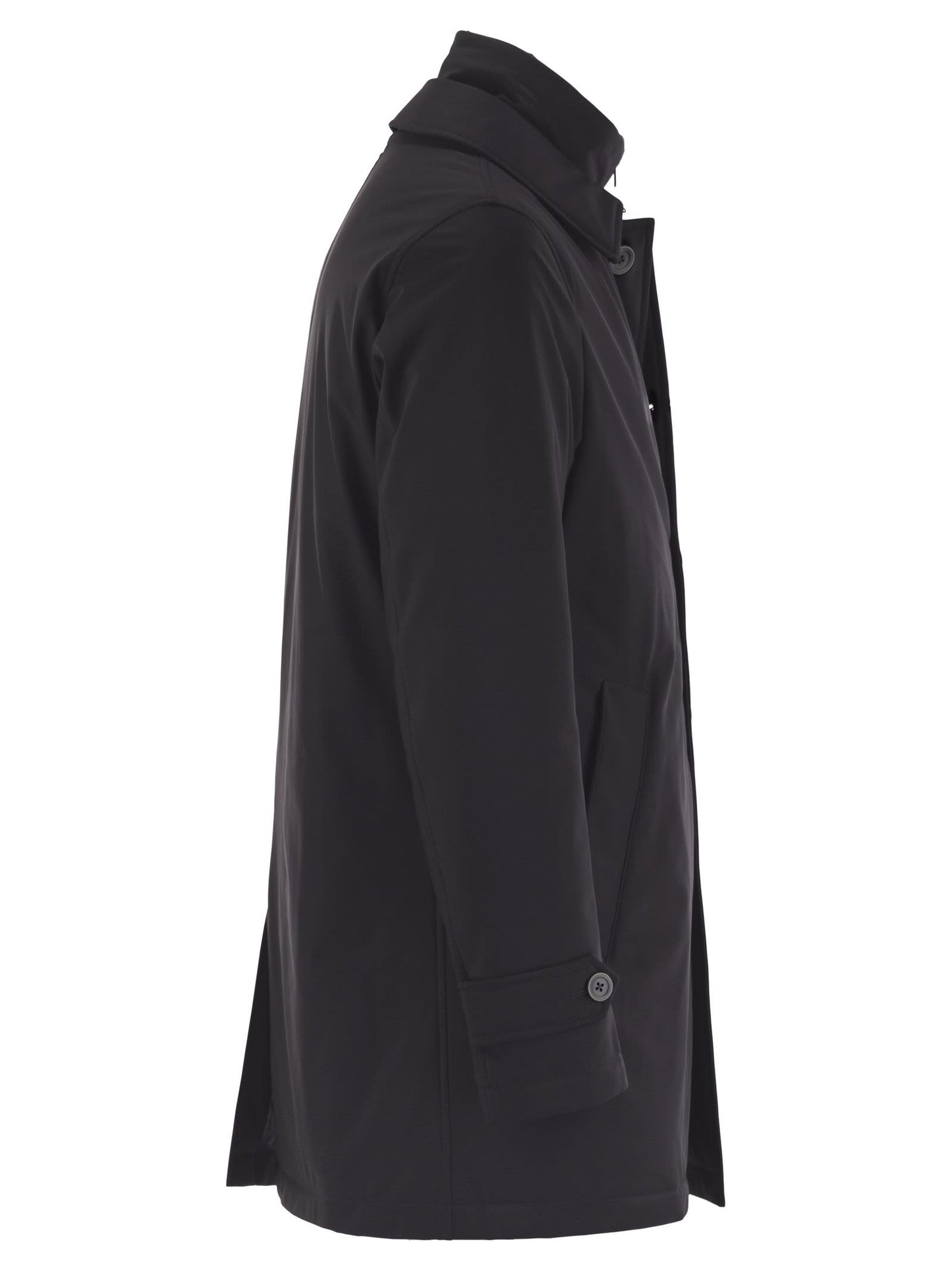 Herno Men Long Down Jacket With Buttons HERNO