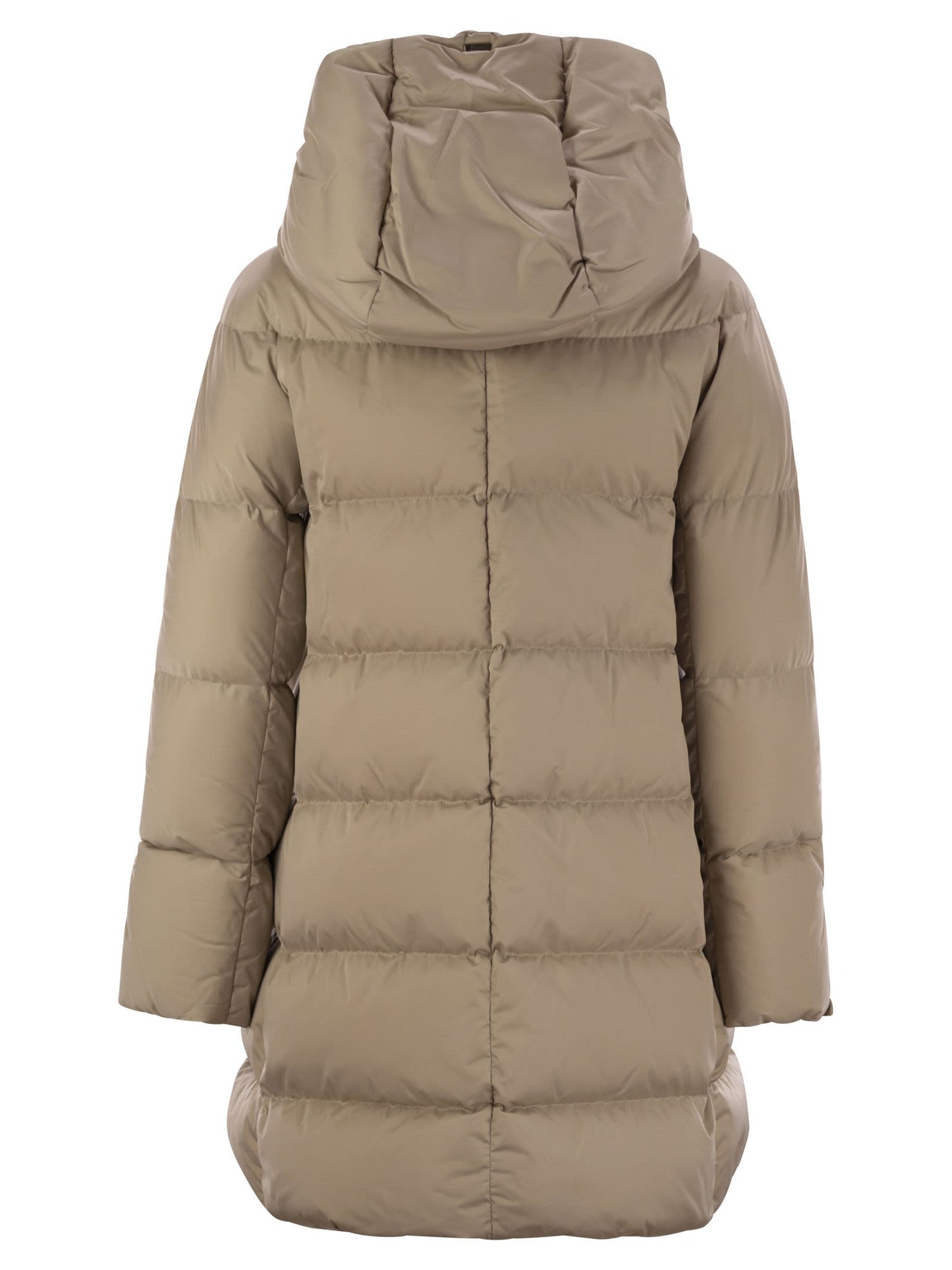 Herno Women A-Shape Down Jacket With Hood HERNO
