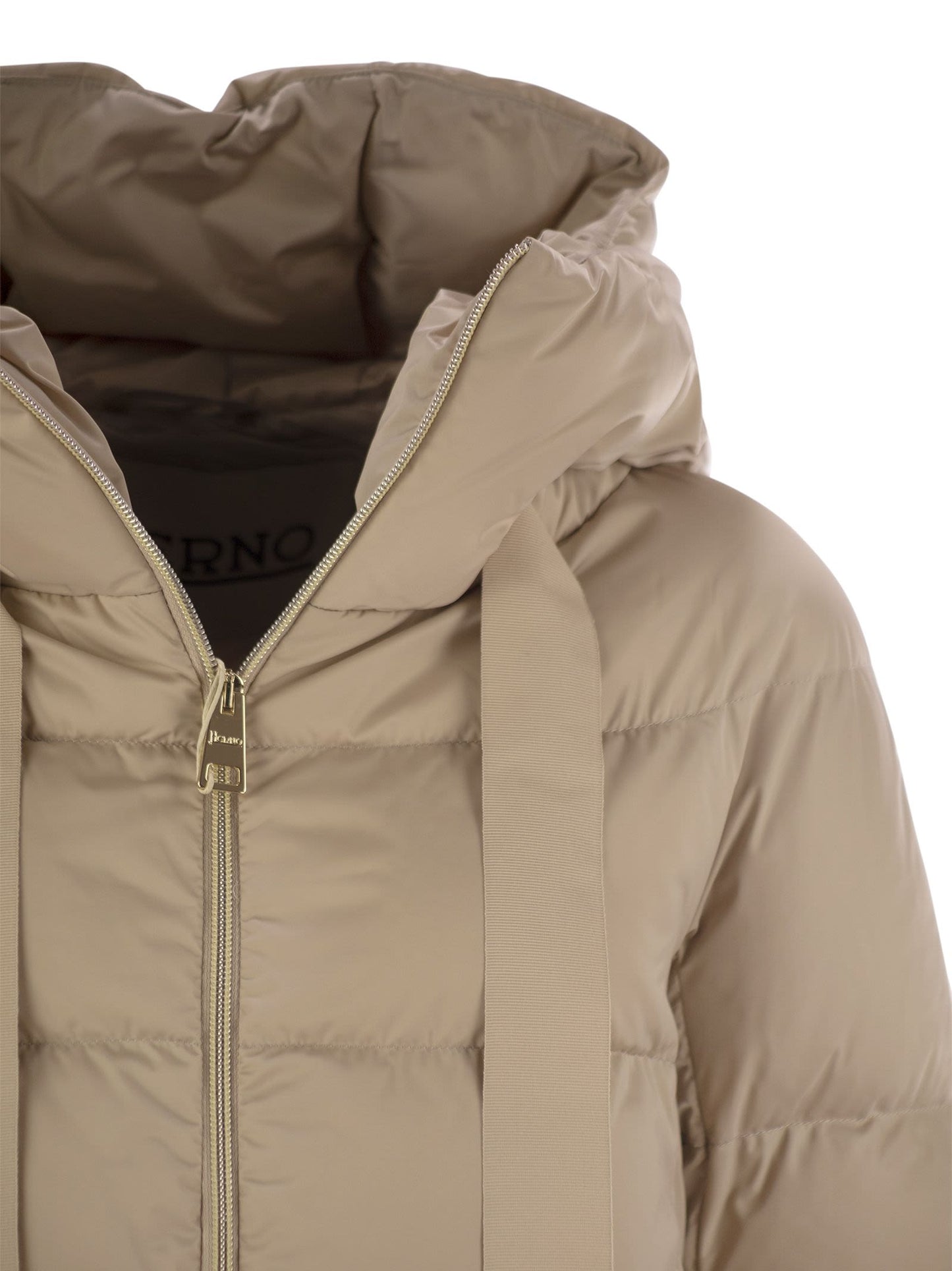 Herno Women A-Shape Down Jacket With Hood HERNO