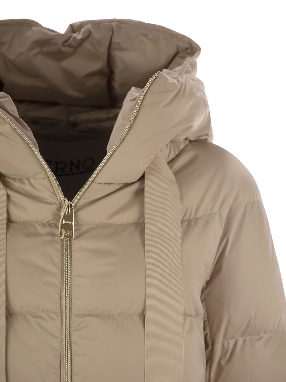 Herno Women A-Shape Down Jacket With Hood HERNO