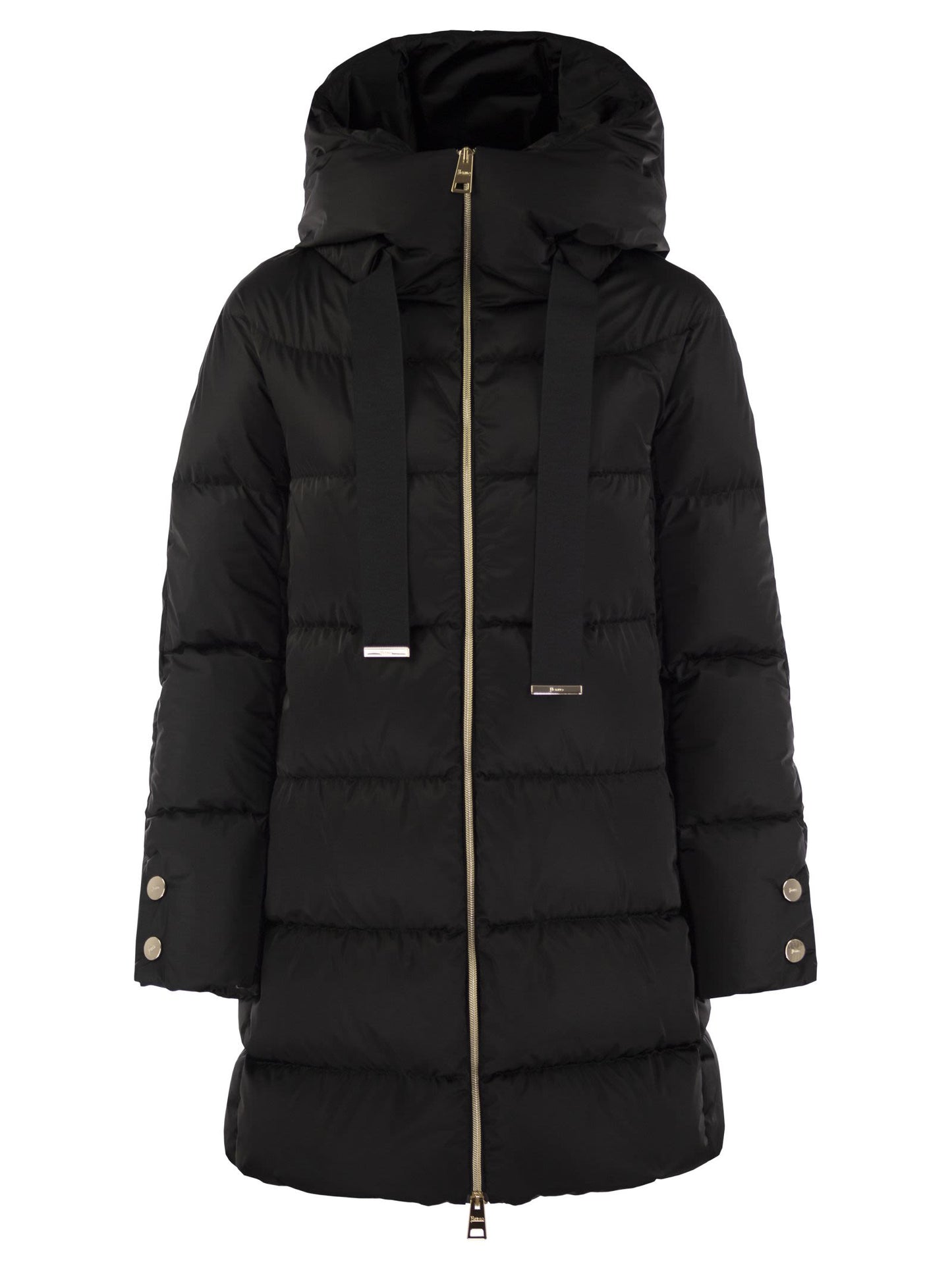 Herno Women A-Shape Down Jacket With Hood HERNO