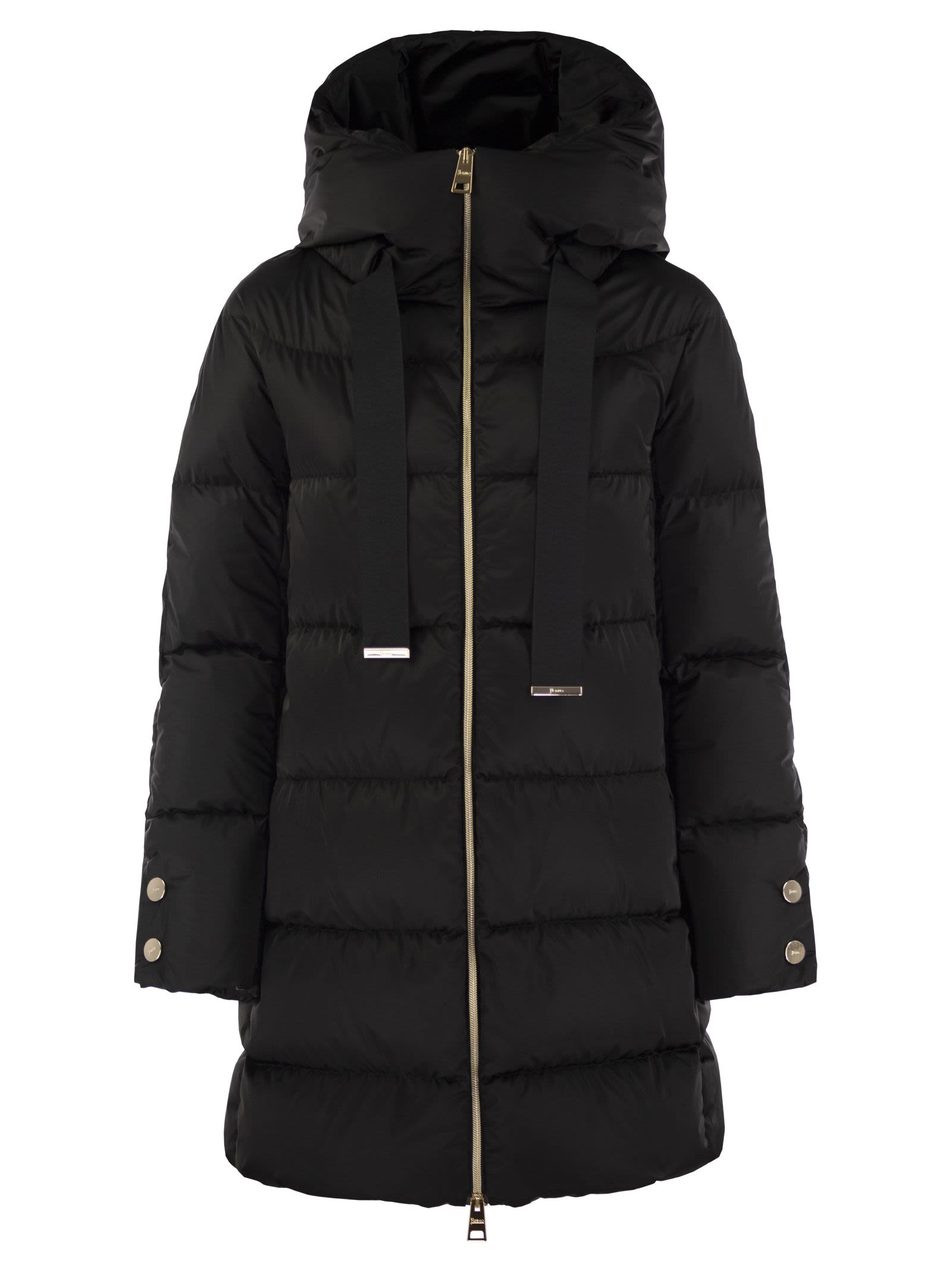 Herno Women A-Shape Down Jacket With Hood HERNO