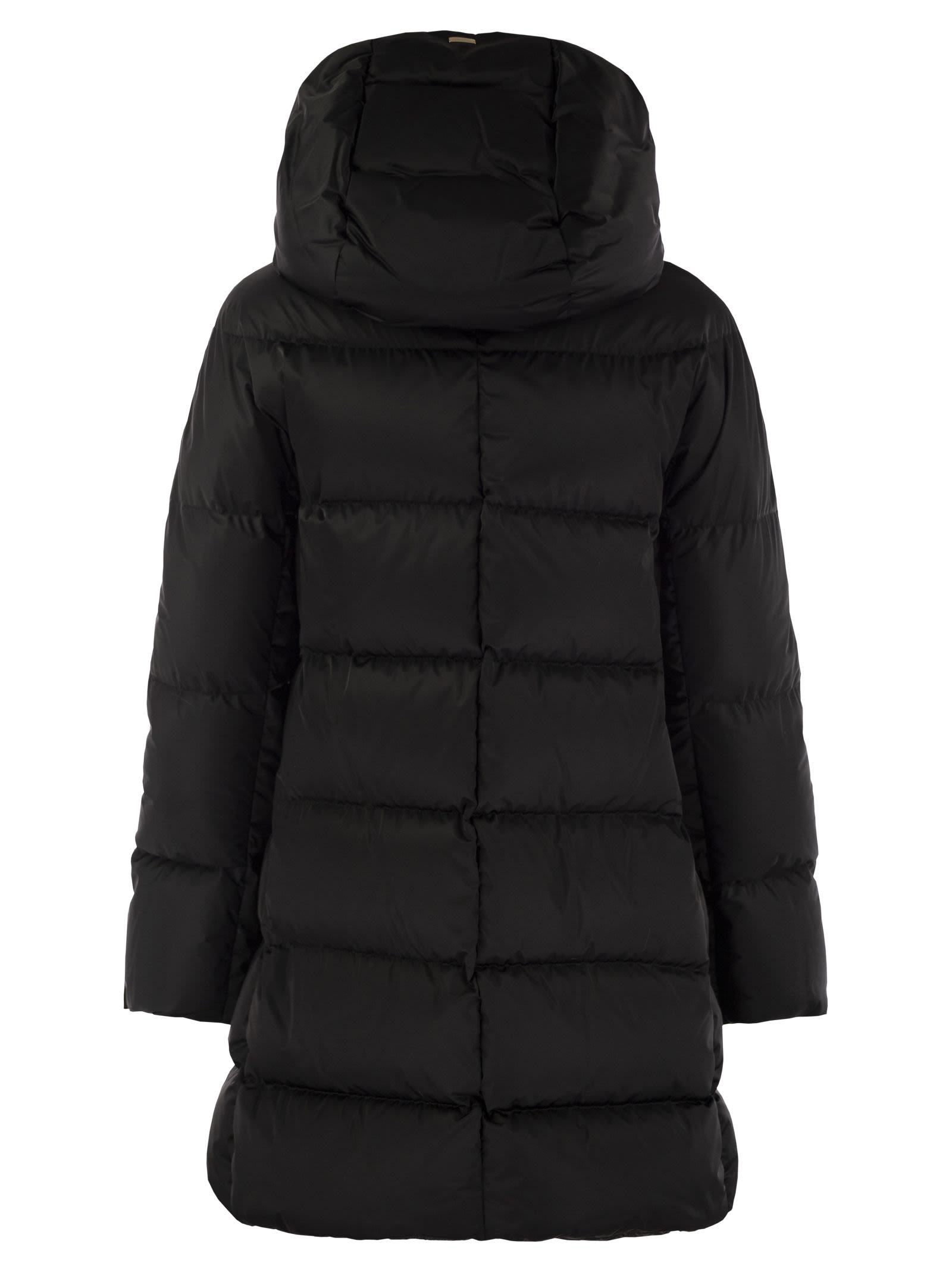 Herno Women A-Shape Down Jacket With Hood HERNO