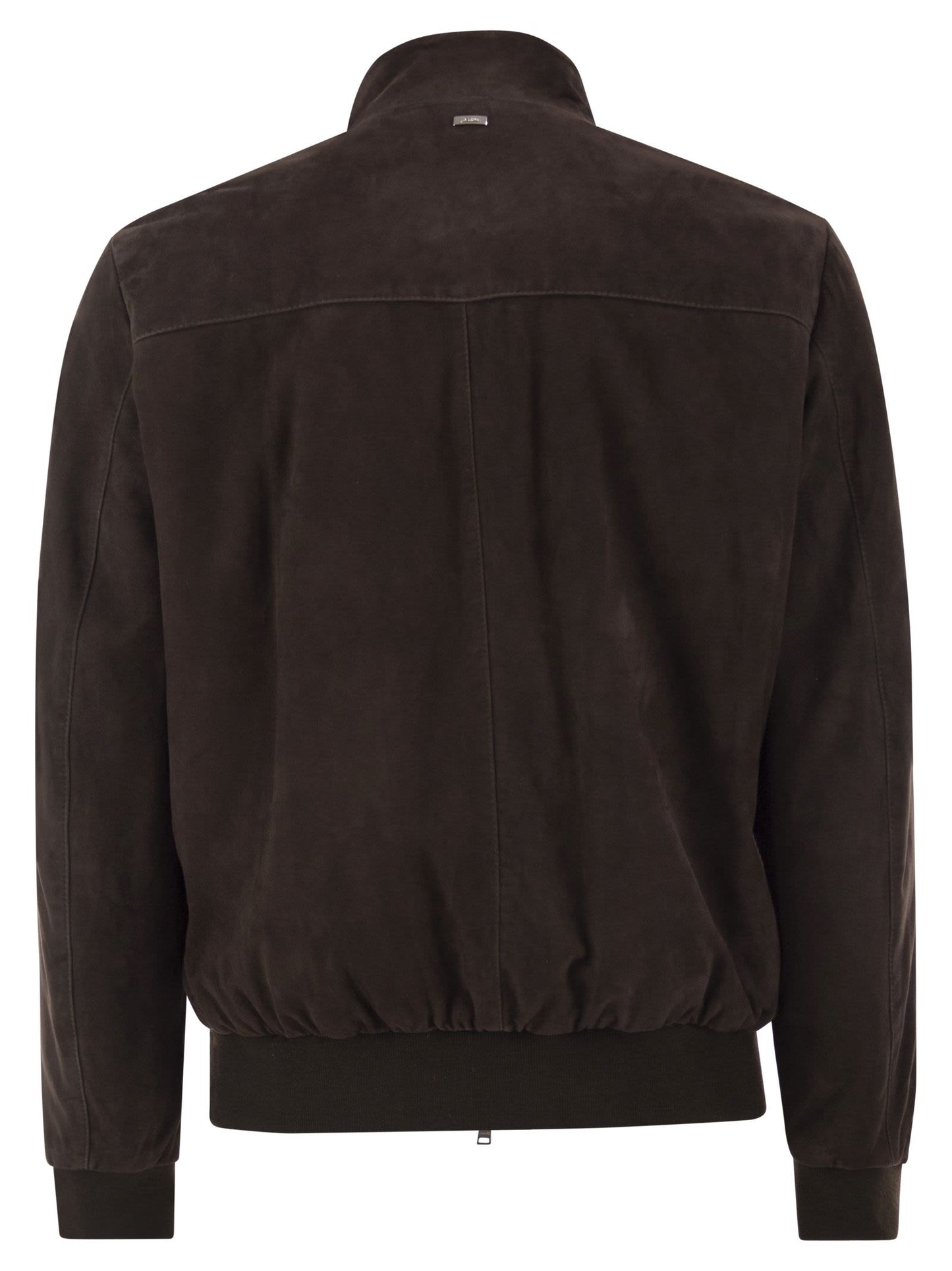 Herno Men Suede Goatskin Bomber Jacket HERNO
