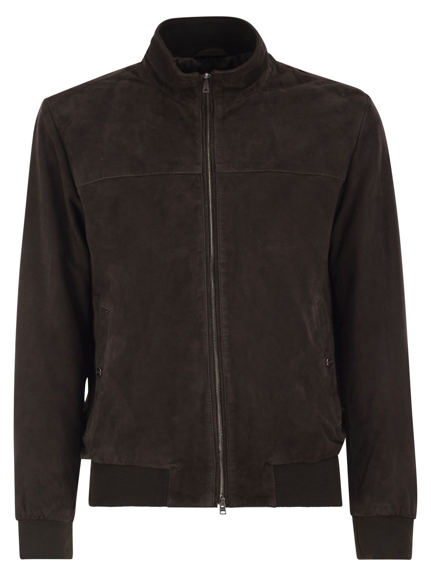 Herno Men Suede Goatskin Bomber Jacket HERNO