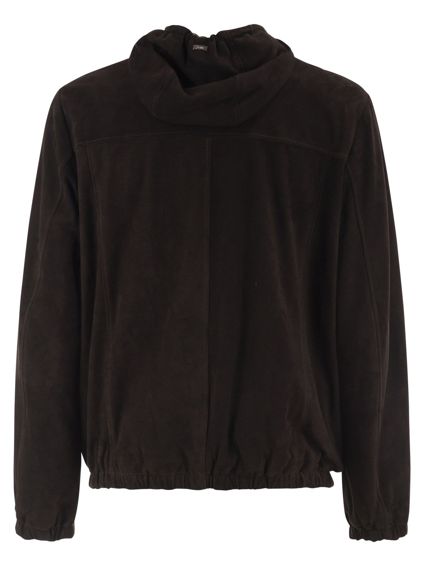 Herno Men Suede Goatskin Hooded Jacket HERNO