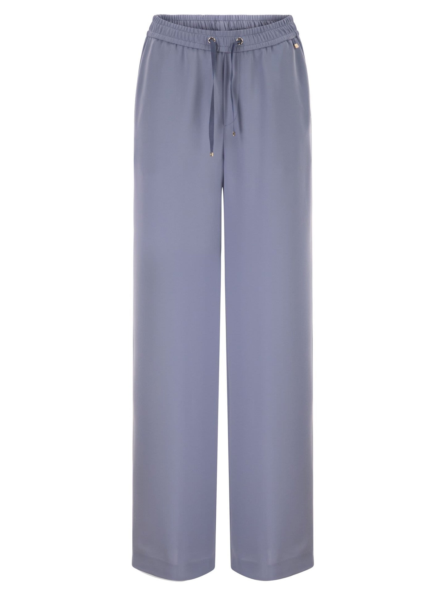 Herno Women Flowing Wide-Leg Trousers With Drawstring HERNO