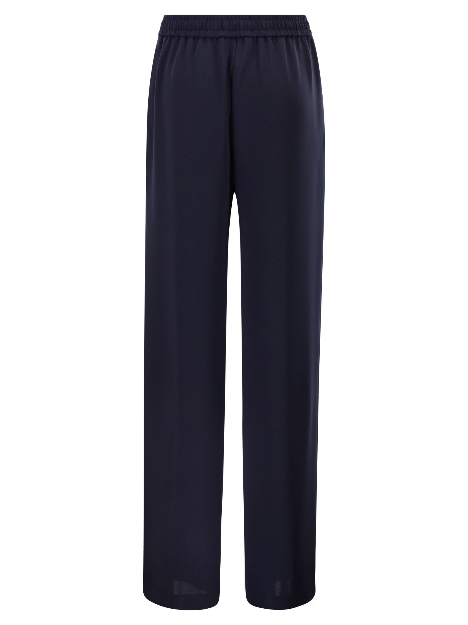 Herno Women Flowing Wide-Leg Trousers With Drawstring HERNO