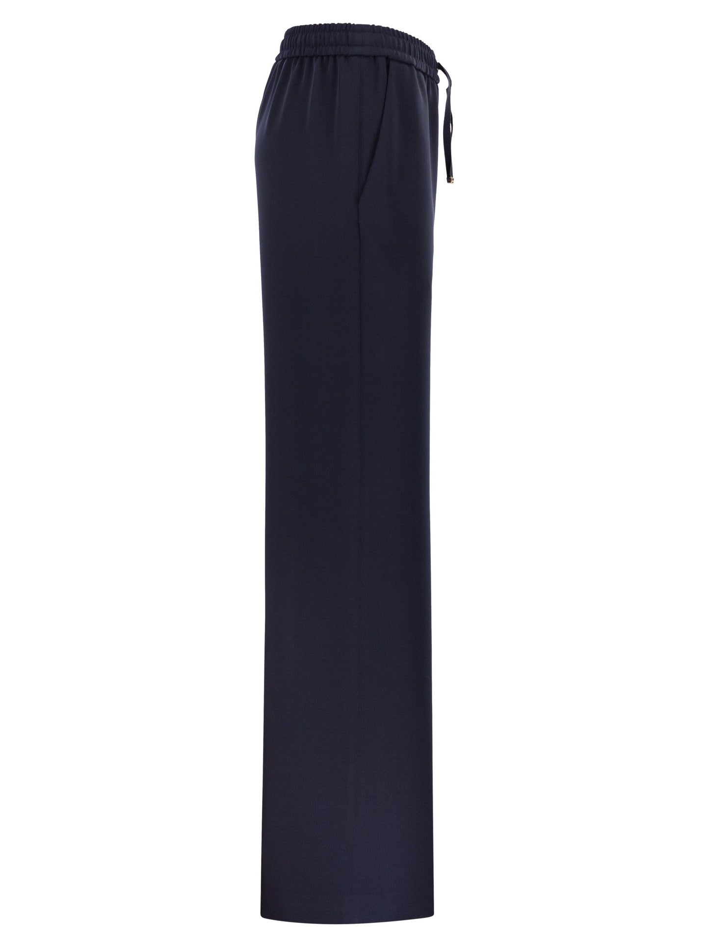 Herno Women Flowing Wide-Leg Trousers With Drawstring HERNO