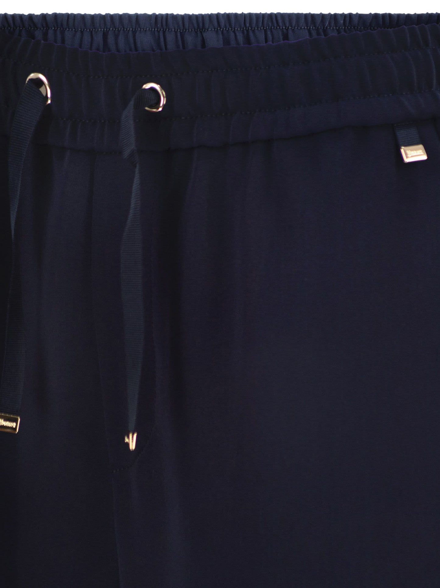 Herno Women Flowing Wide-Leg Trousers With Drawstring HERNO