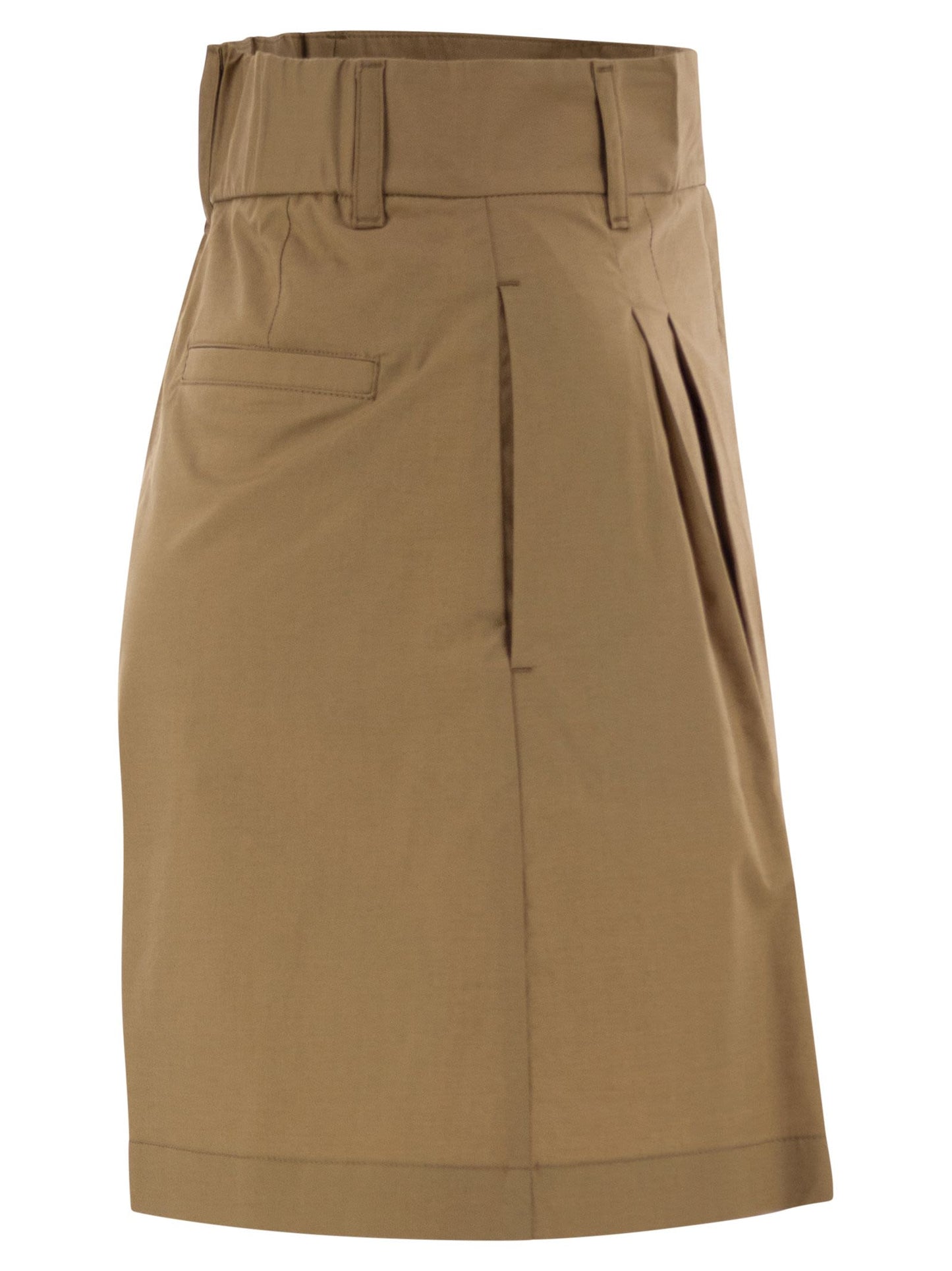 Herno Women Stretch Cotton Bermuda Shorts HERNO
