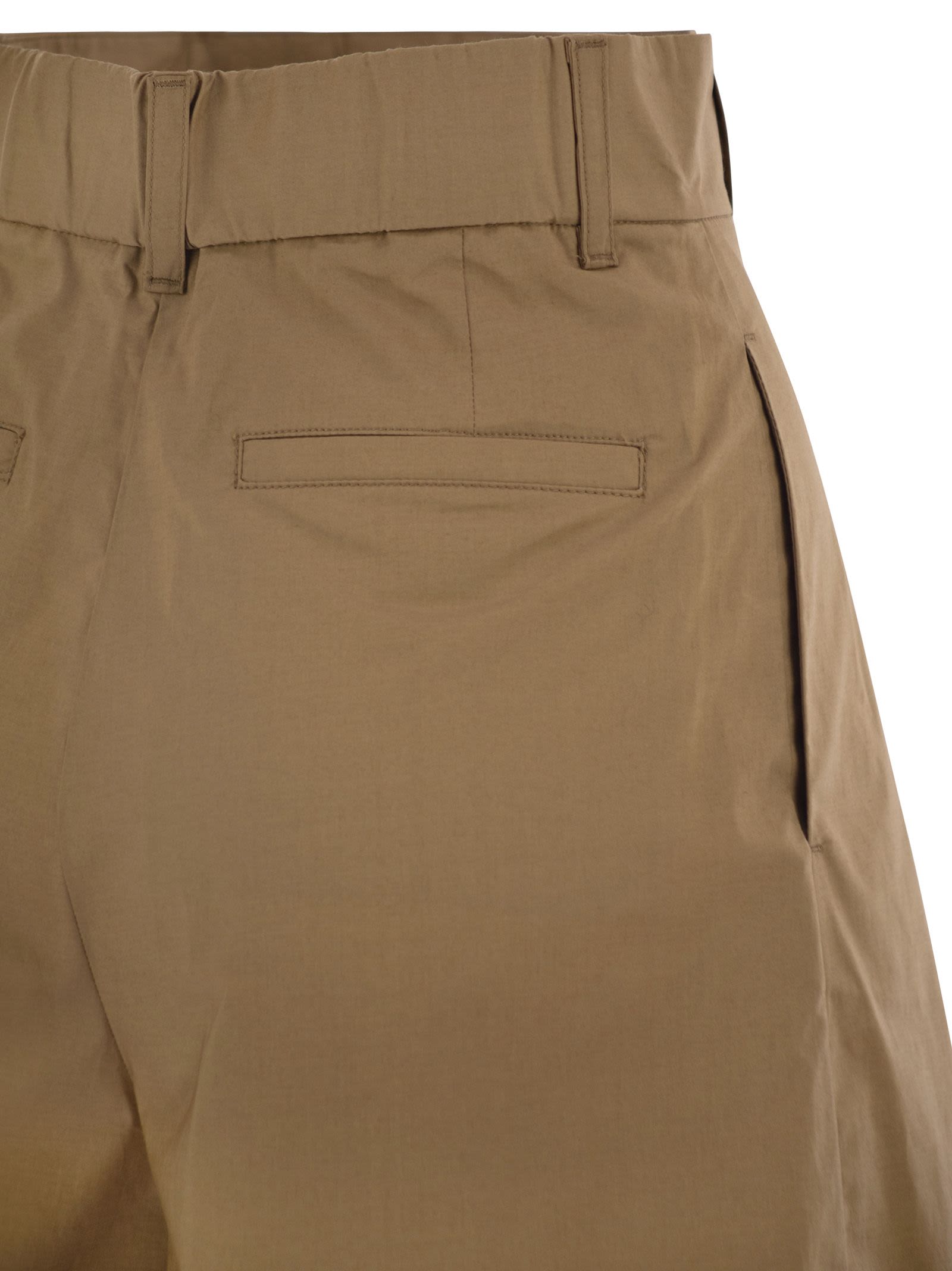Herno Women Stretch Cotton Bermuda Shorts HERNO