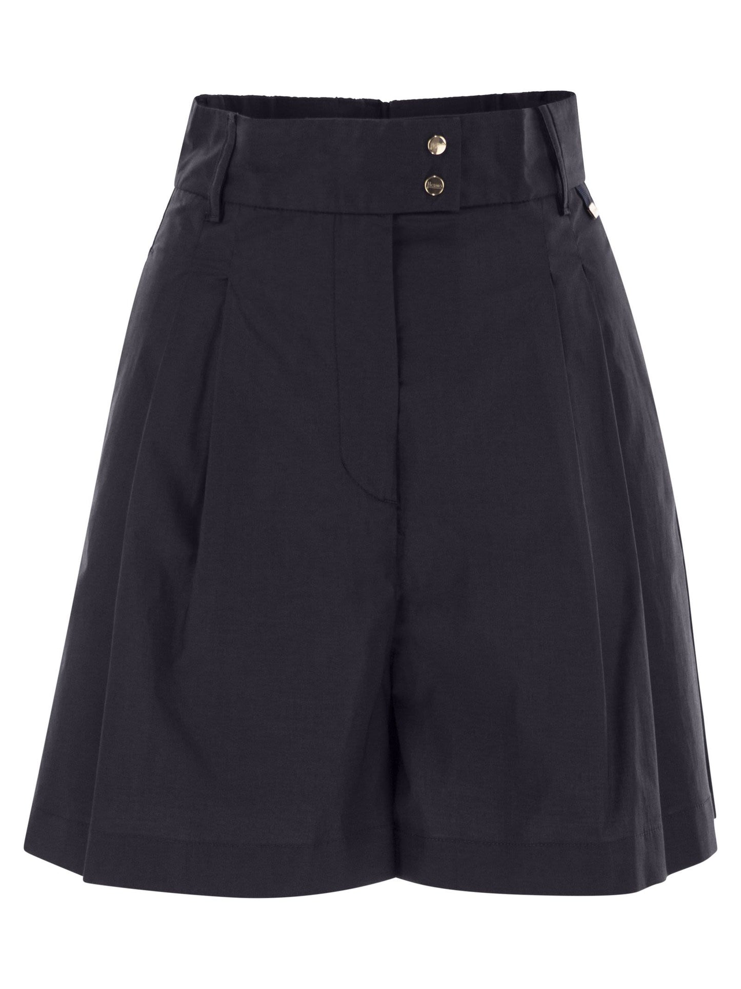 Herno Women Stretch Cotton Bermuda Shorts HERNO