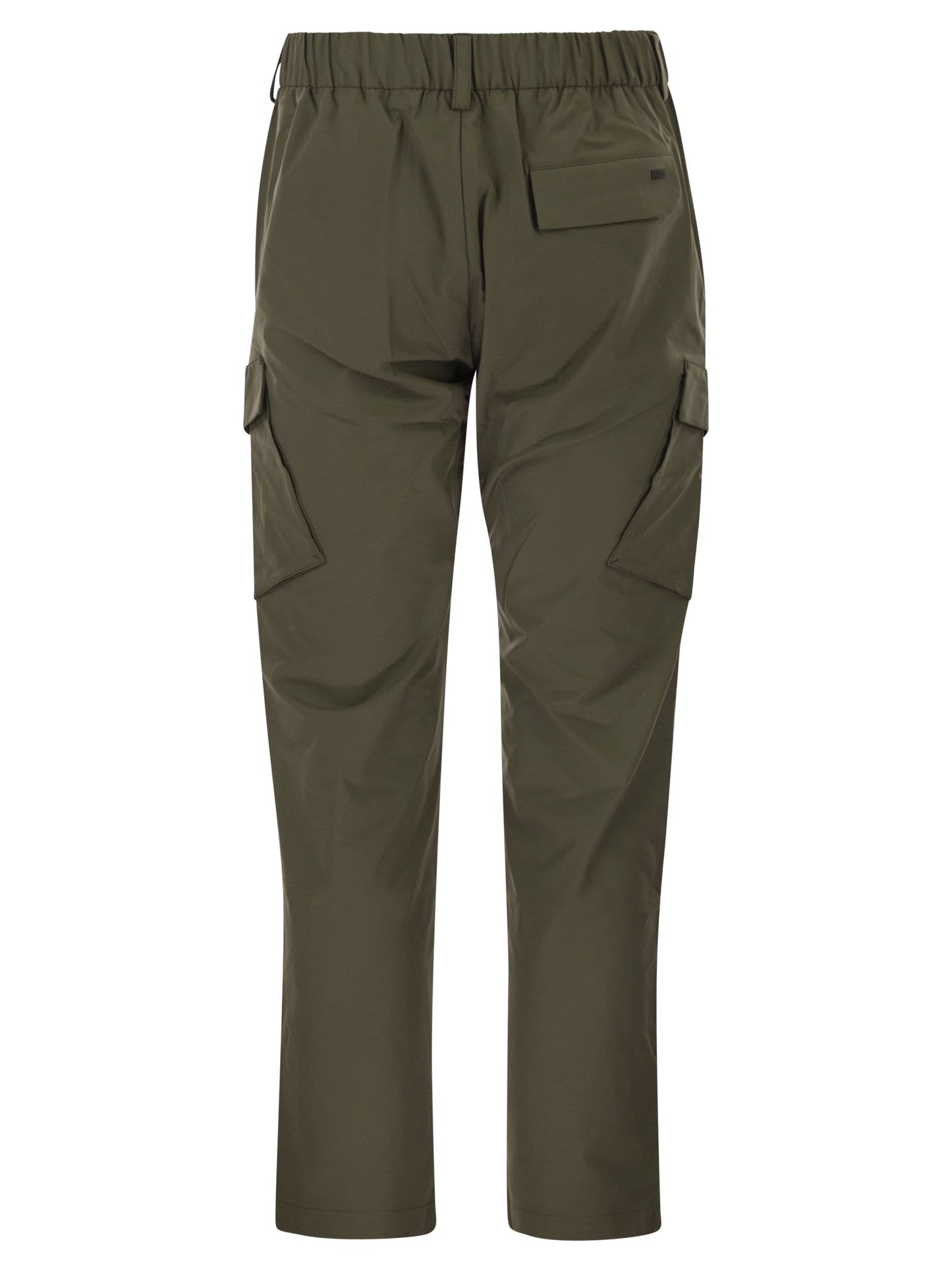 Herno Men Cargo Trousers With Mechanical Stretch Yarn HERNO