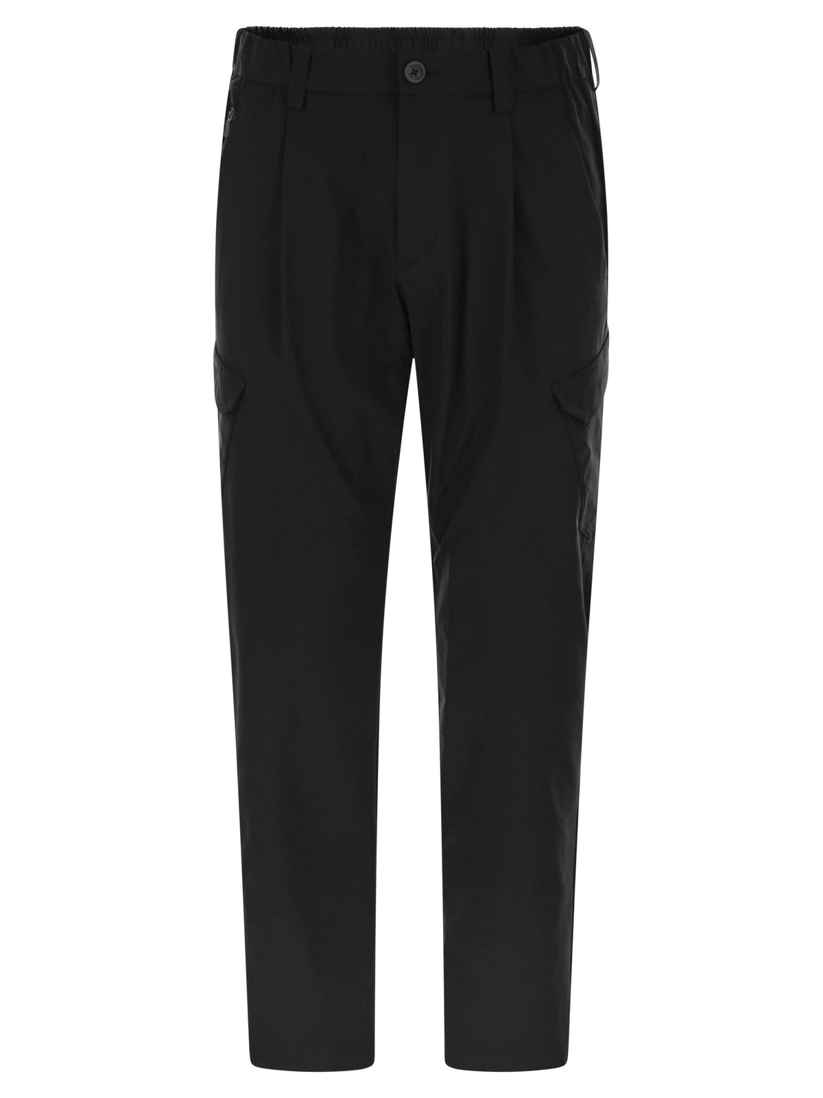 Herno Men Cargo Trousers With Mechanical Stretch Yarn HERNO
