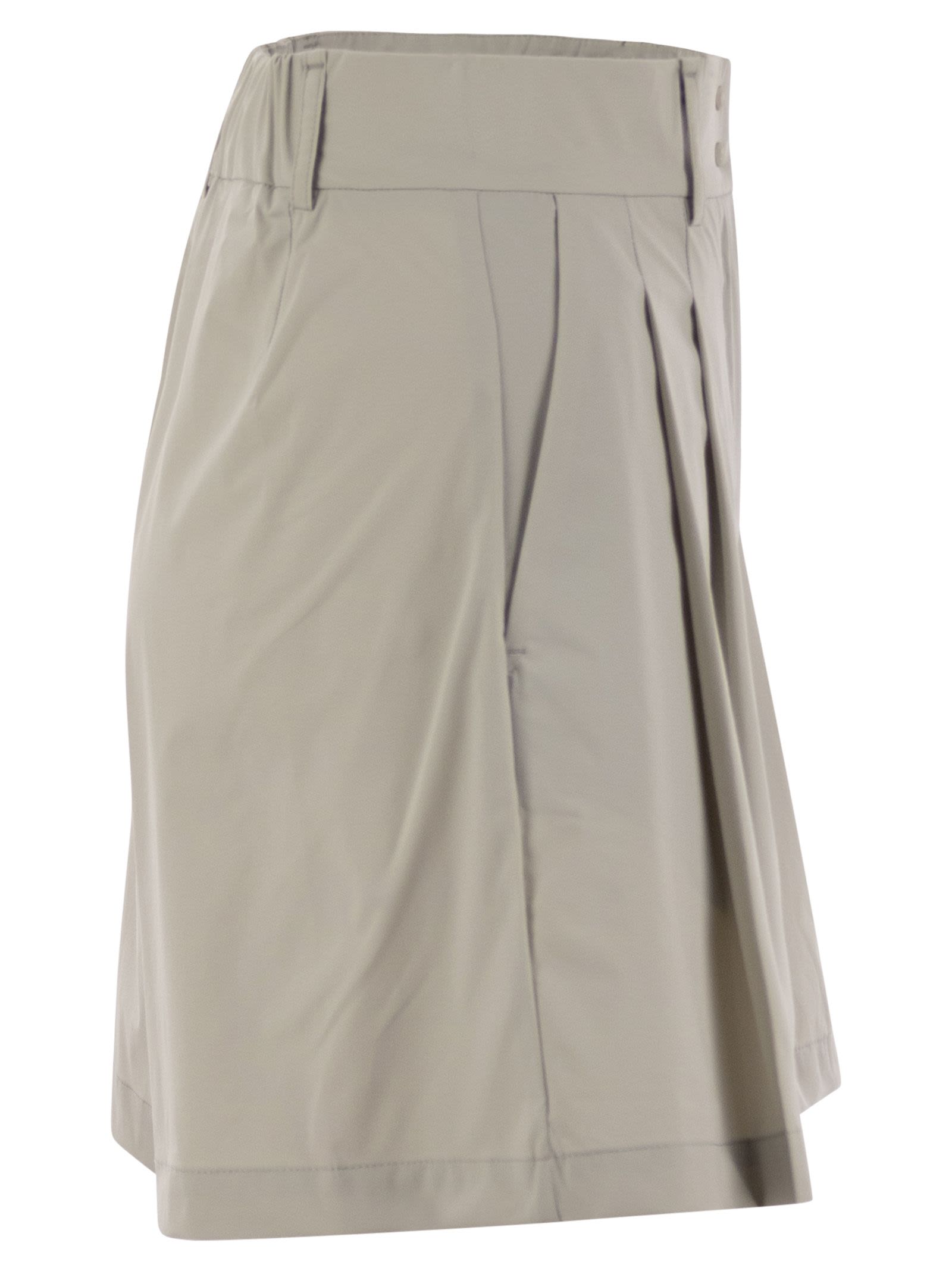 Herno Women Stretch Nylon Shorts HERNO