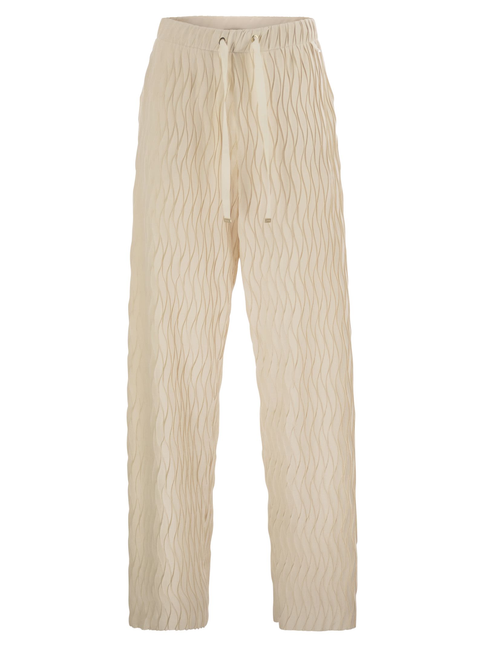 Herno Women Trousers With Crumpled Effect HERNO