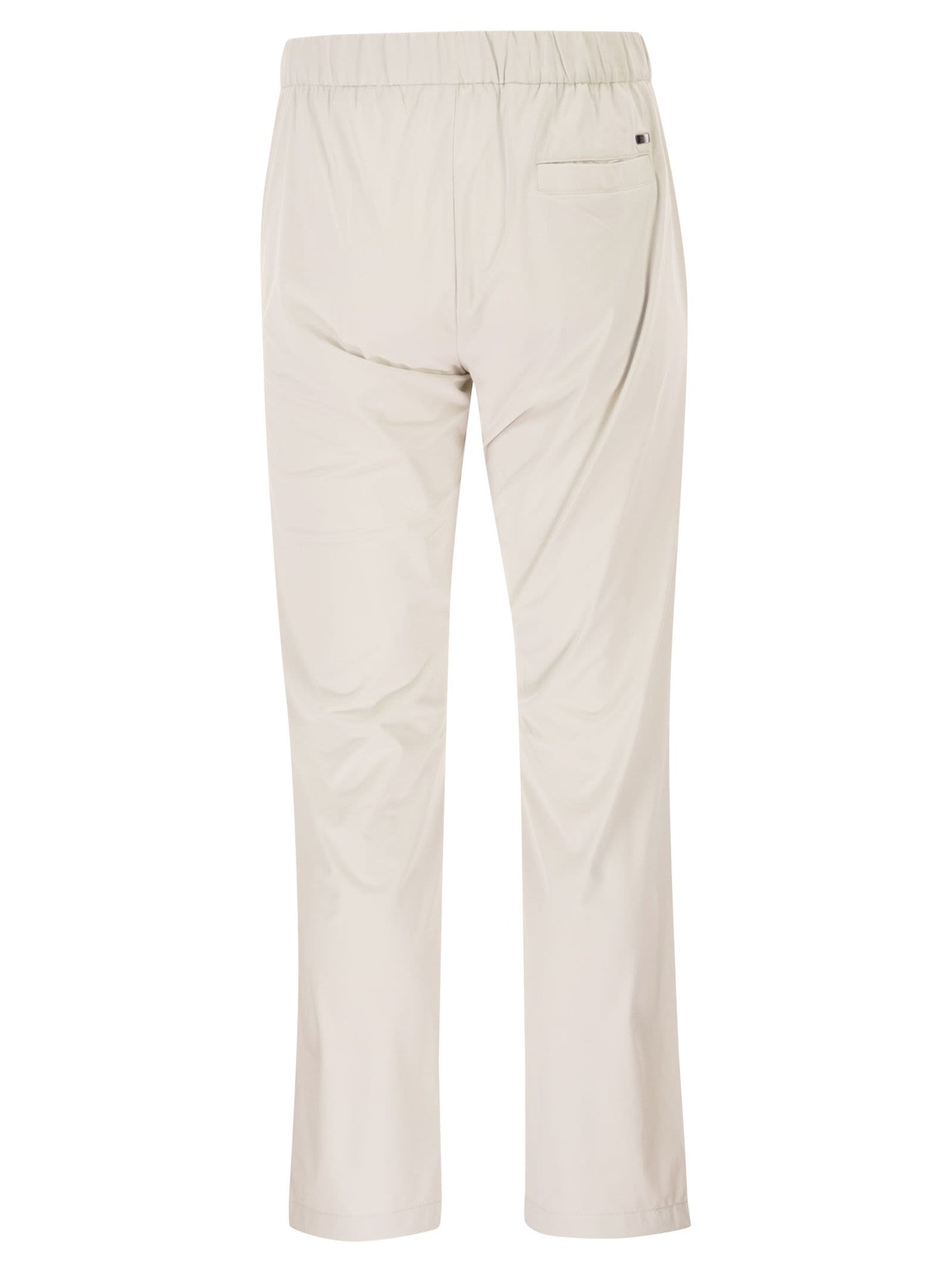 Herno Men Stretch Techno-Nylon Jogger Trousers With Pleats HERNO