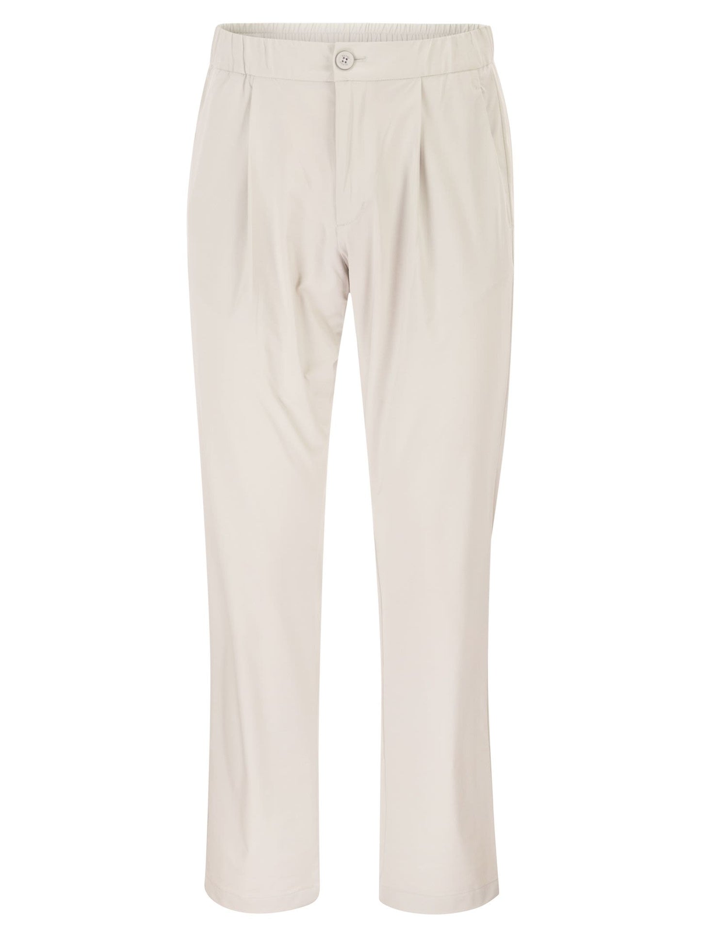 Herno Men Stretch Techno-Nylon Jogger Trousers With Pleats HERNO