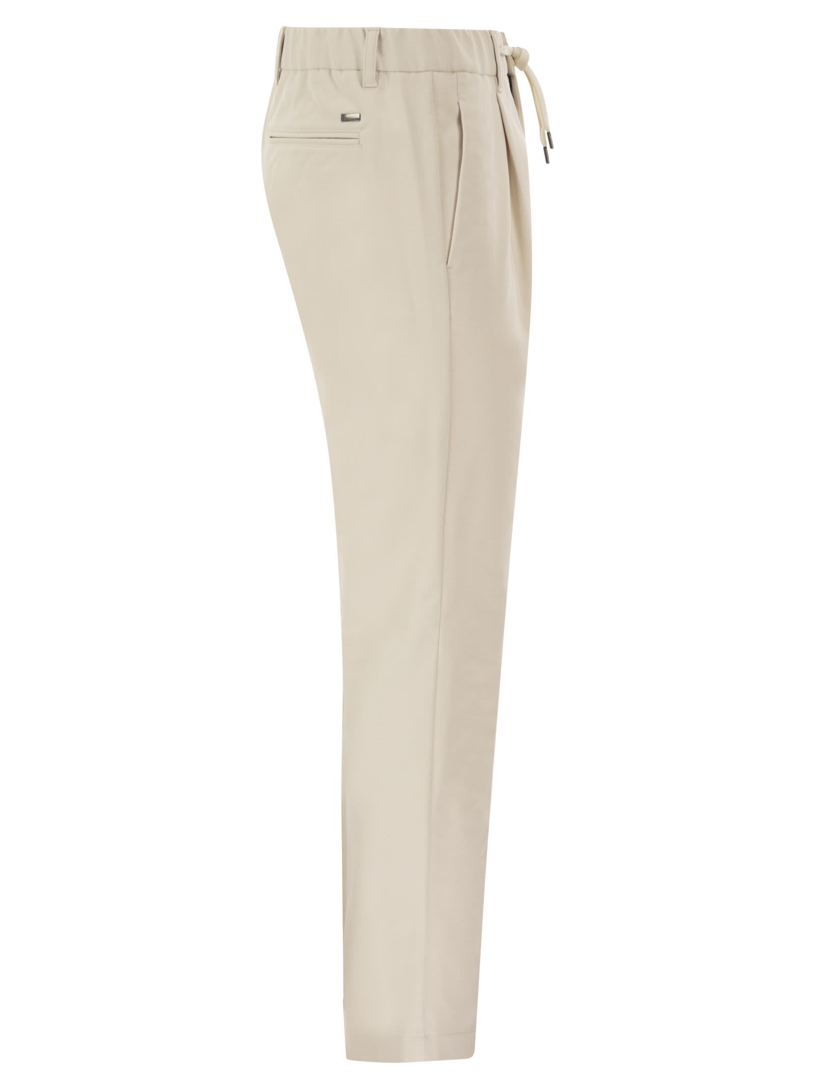 Herno Men Technical Fabric Drawstring Trousers HERNO