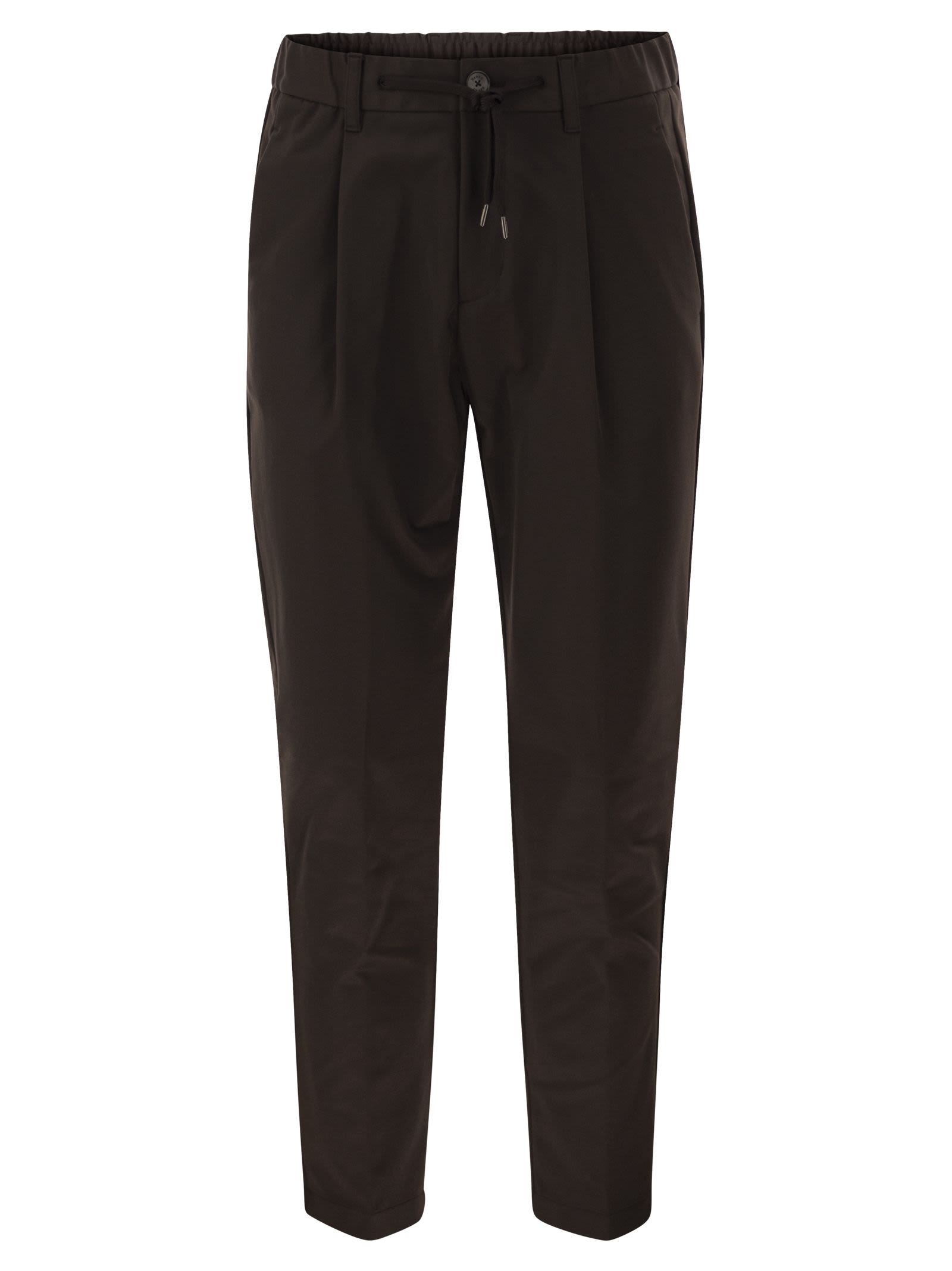Herno Men Technical Fabric Drawstring Trousers HERNO