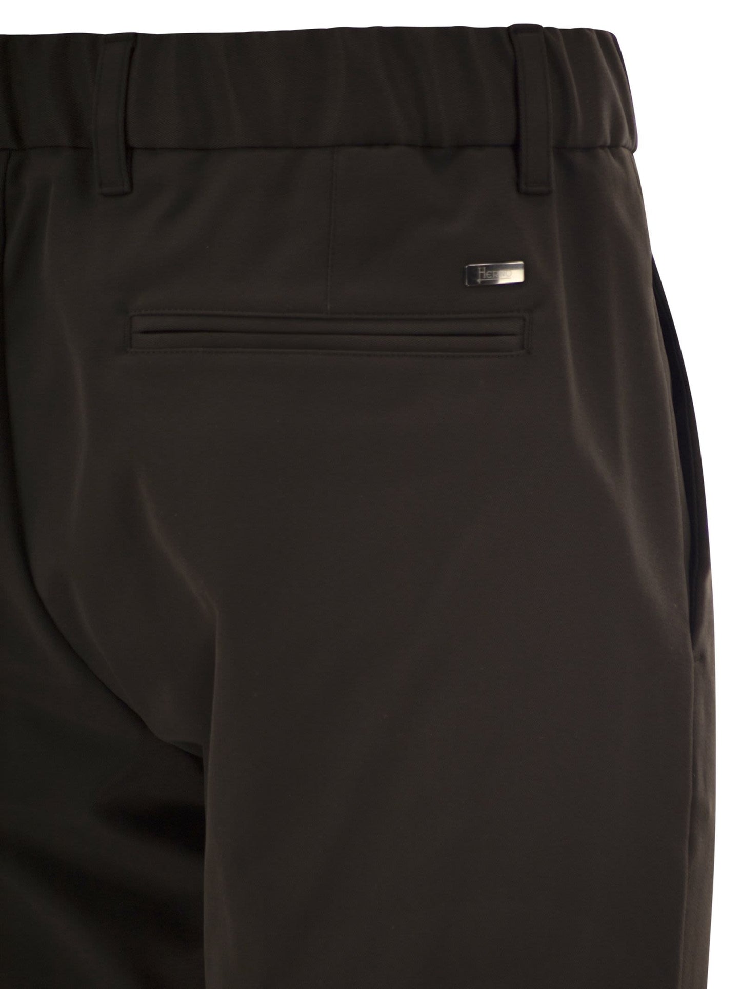 Herno Men Technical Fabric Drawstring Trousers HERNO