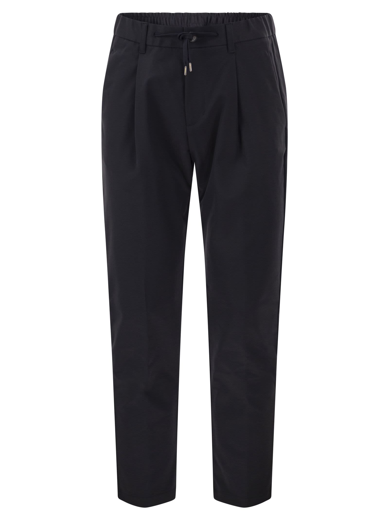 Herno Men Technical Fabric Drawstring Trousers HERNO