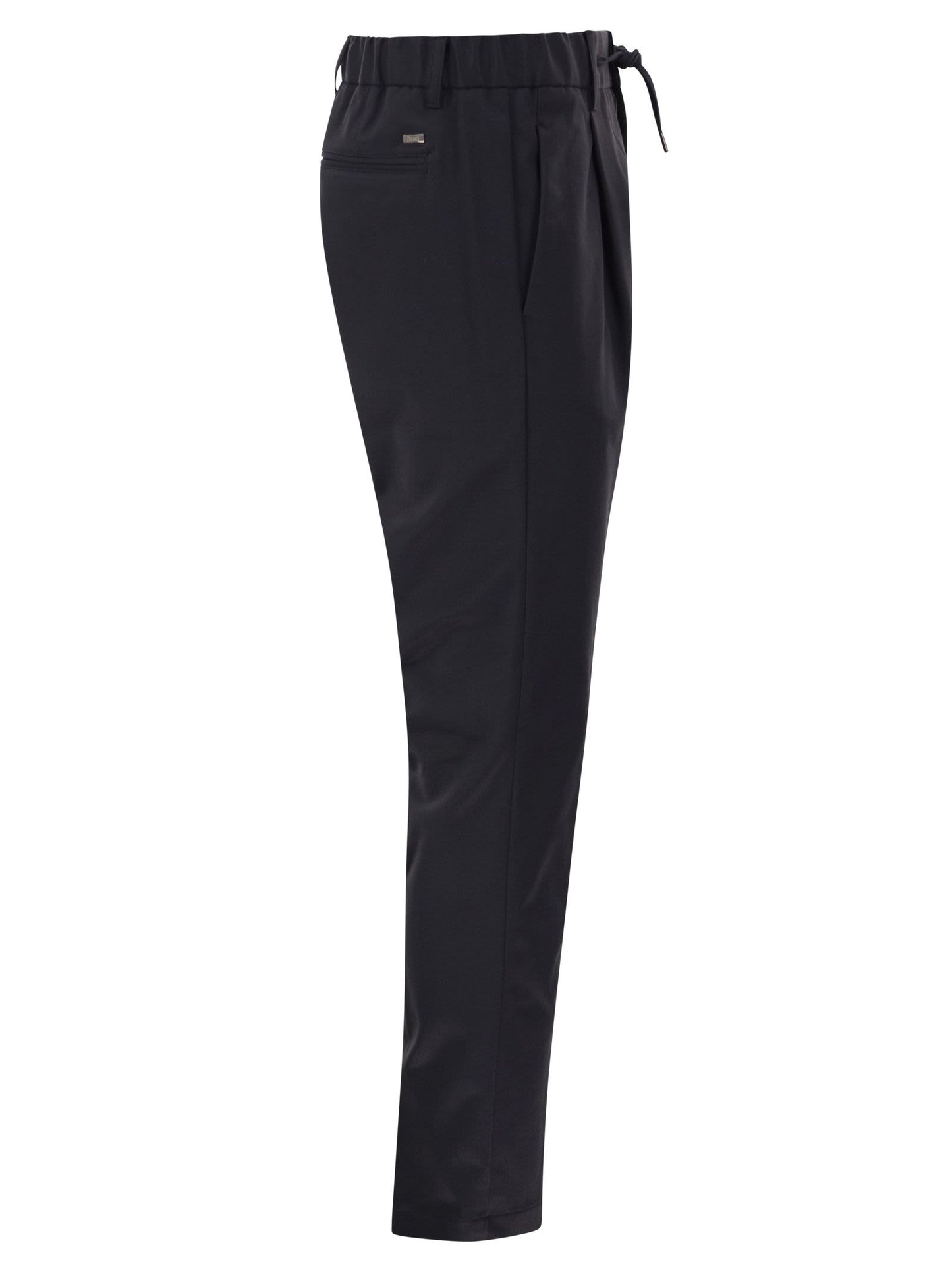 Herno Men Technical Fabric Drawstring Trousers HERNO
