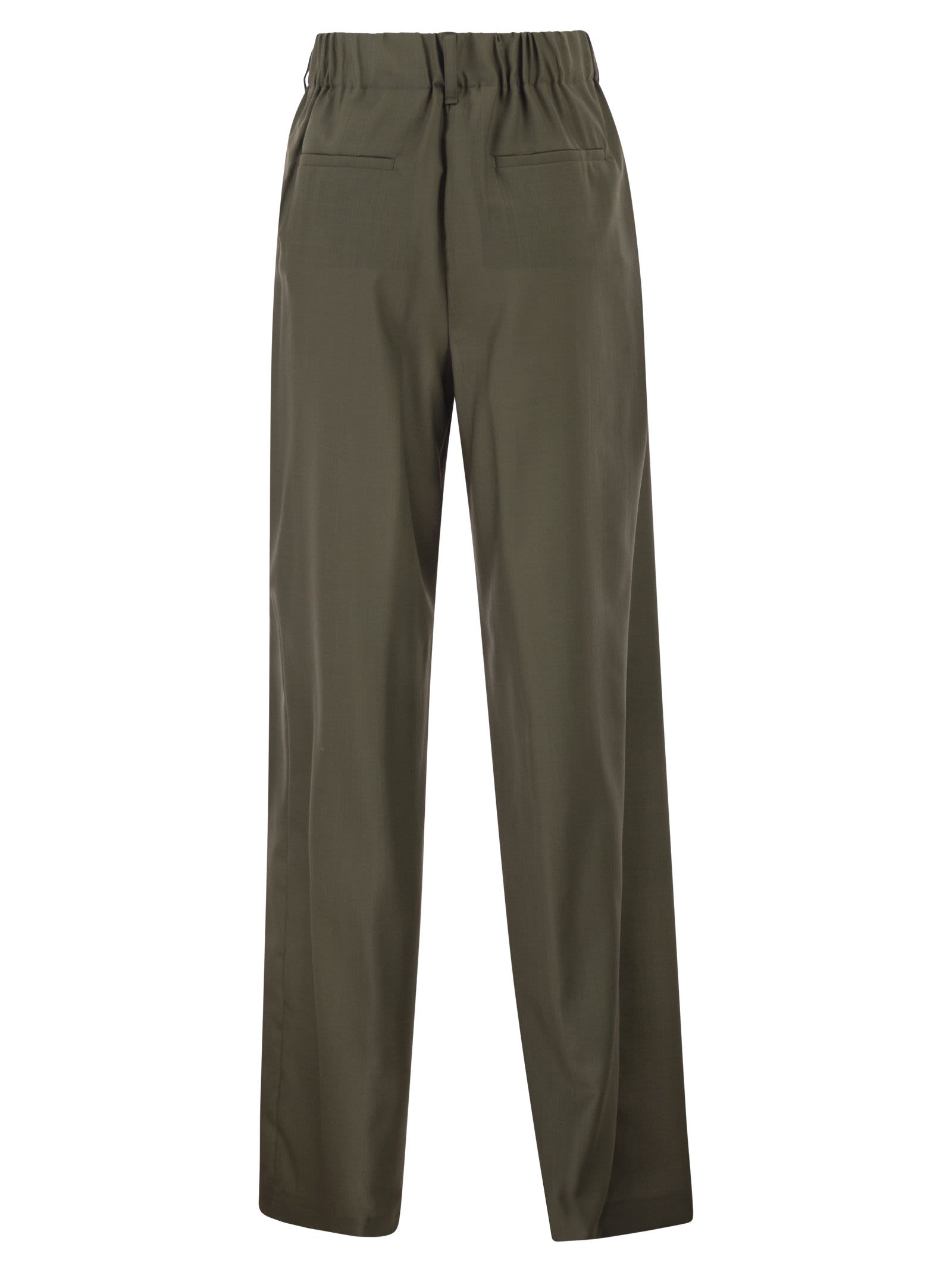 Herno Women Trousers In Tropical Wool HERNO