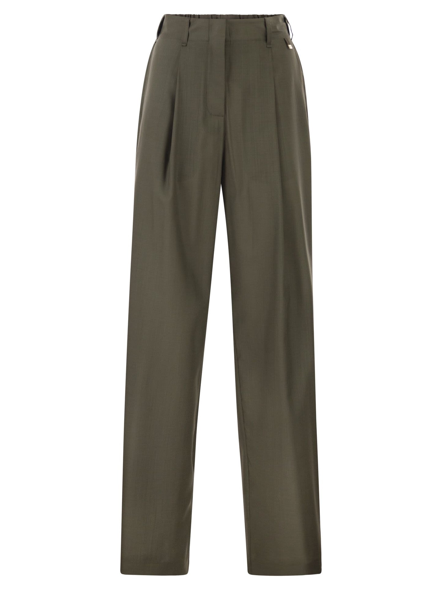Herno Women Trousers In Tropical Wool HERNO