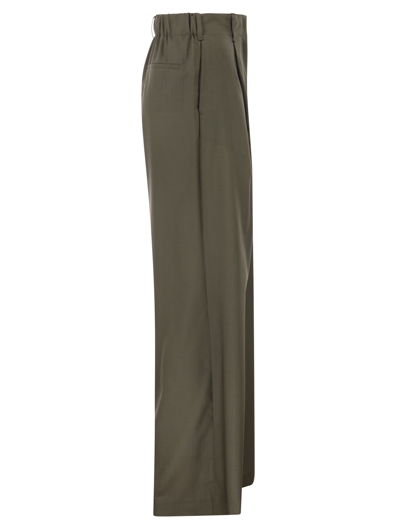 Herno Women Trousers In Tropical Wool HERNO