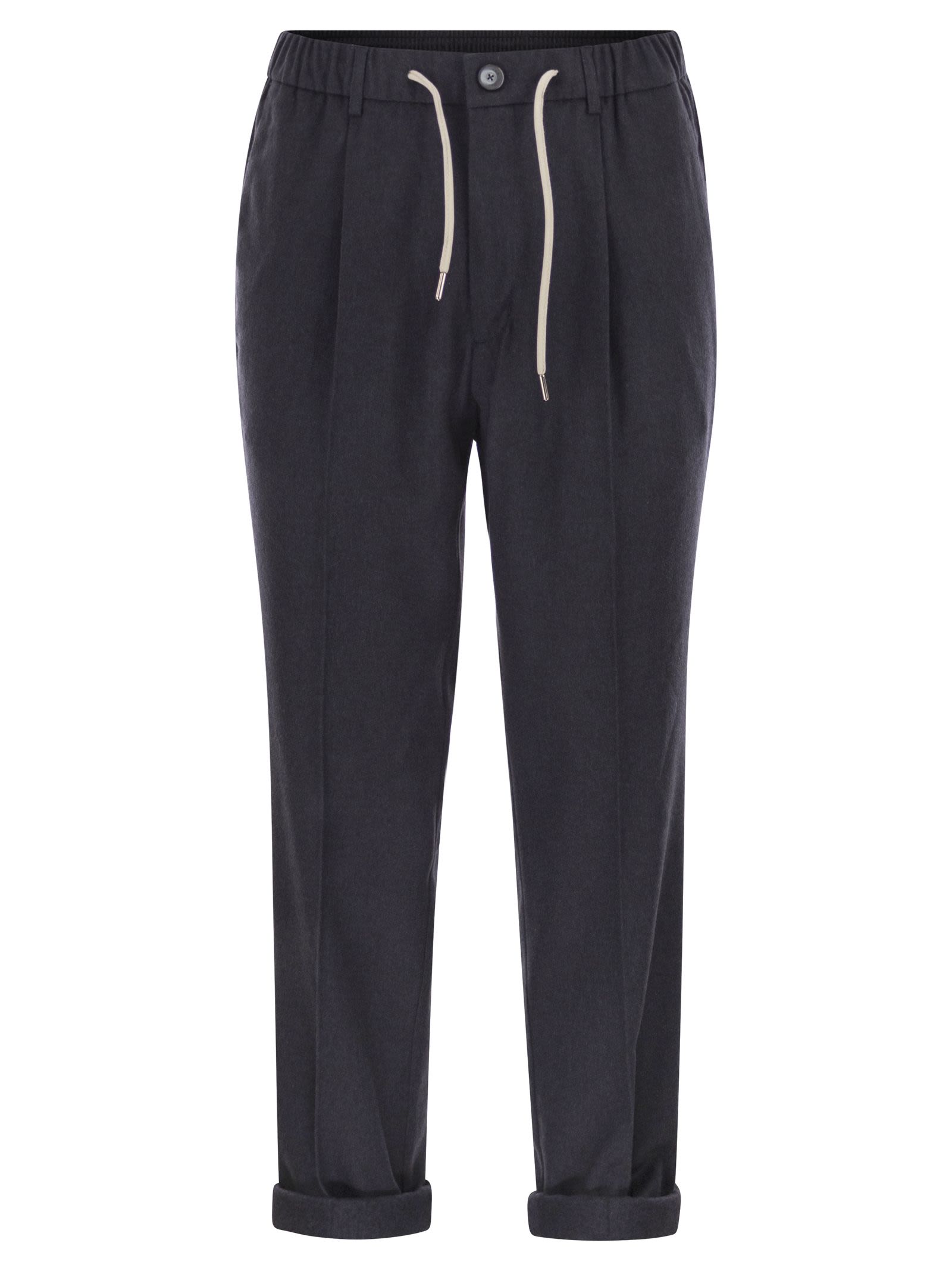 Herno Men Cashmere And Silk Trousers HERNO