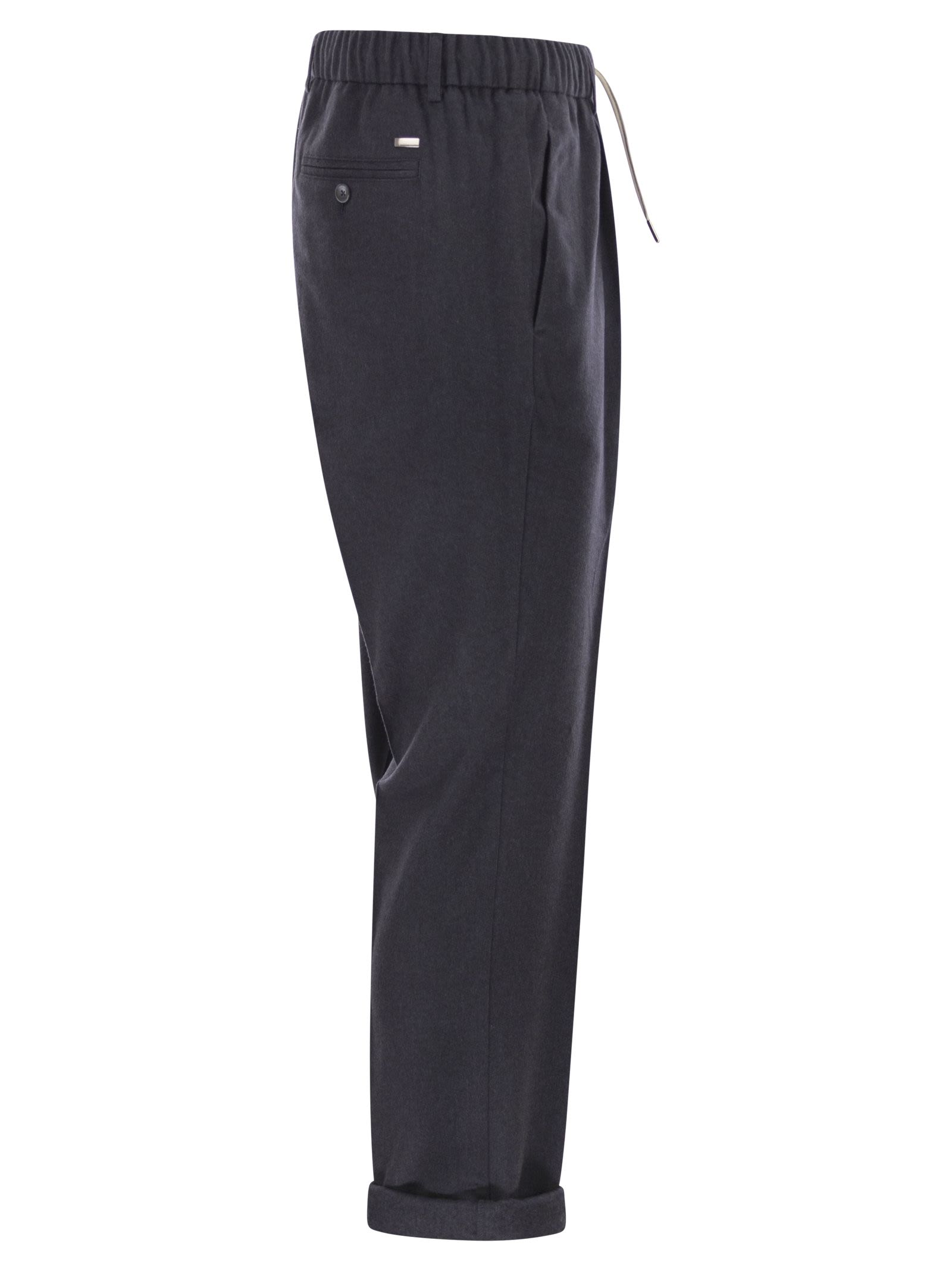 Herno Men Cashmere And Silk Trousers HERNO