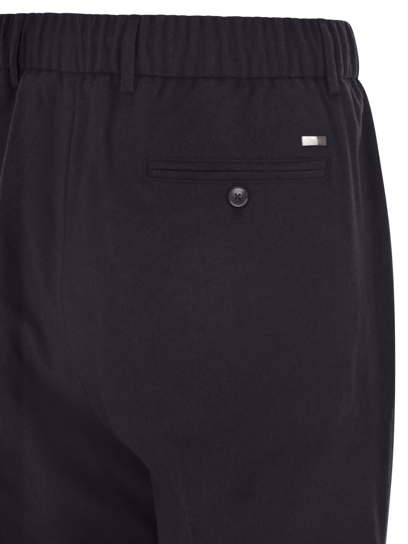 Herno Men Cashmere And Silk Trousers HERNO