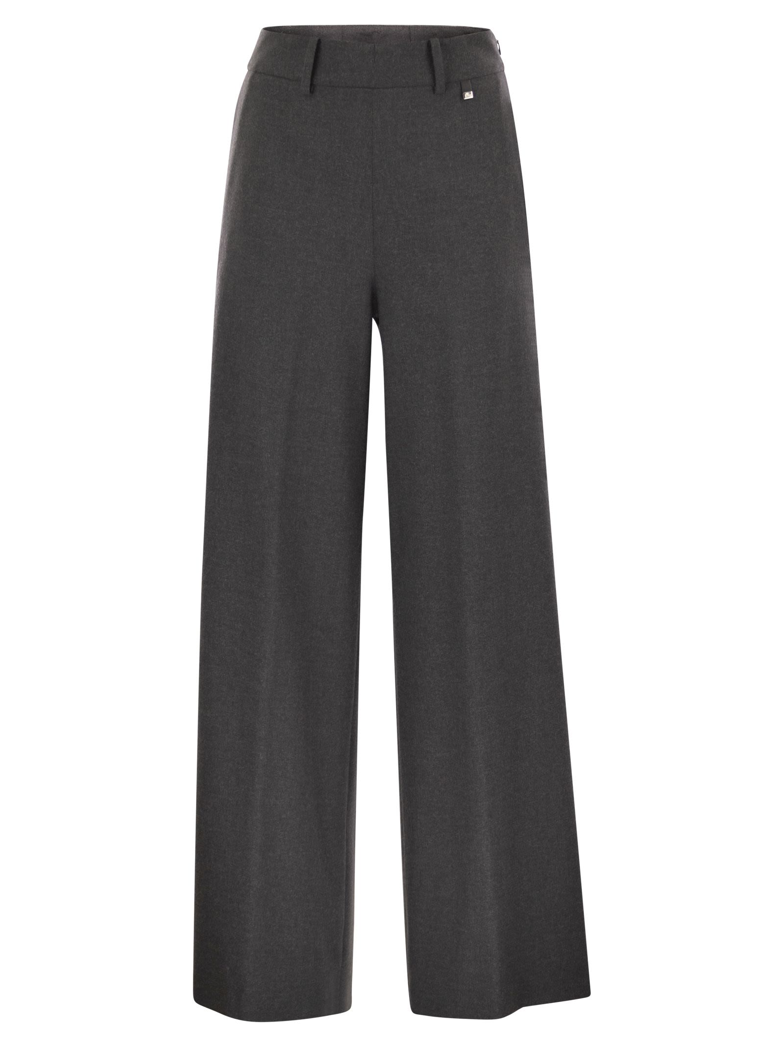 Herno Women Resort Trousers In Melange Fabric HERNO