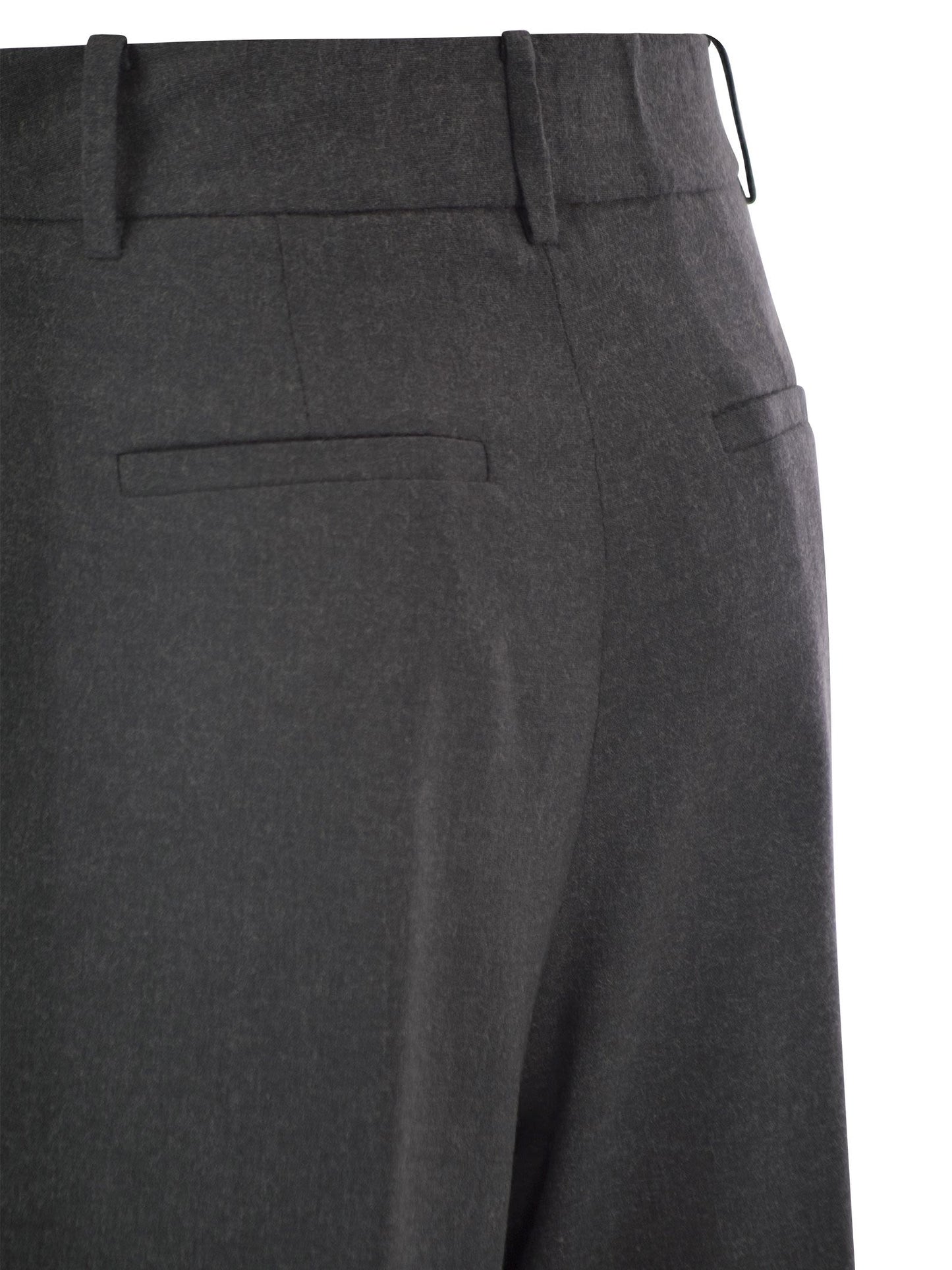 Herno Women Resort Trousers In Melange Fabric HERNO