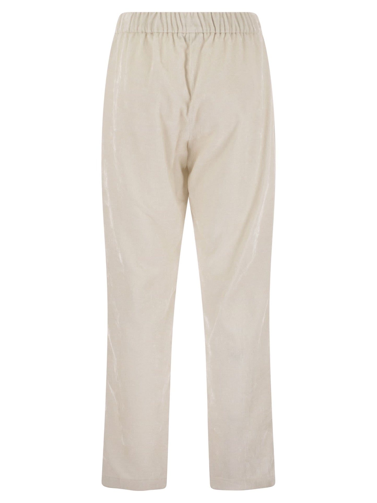 Herno Women Bright Corduroy Resort Trousers HERNO