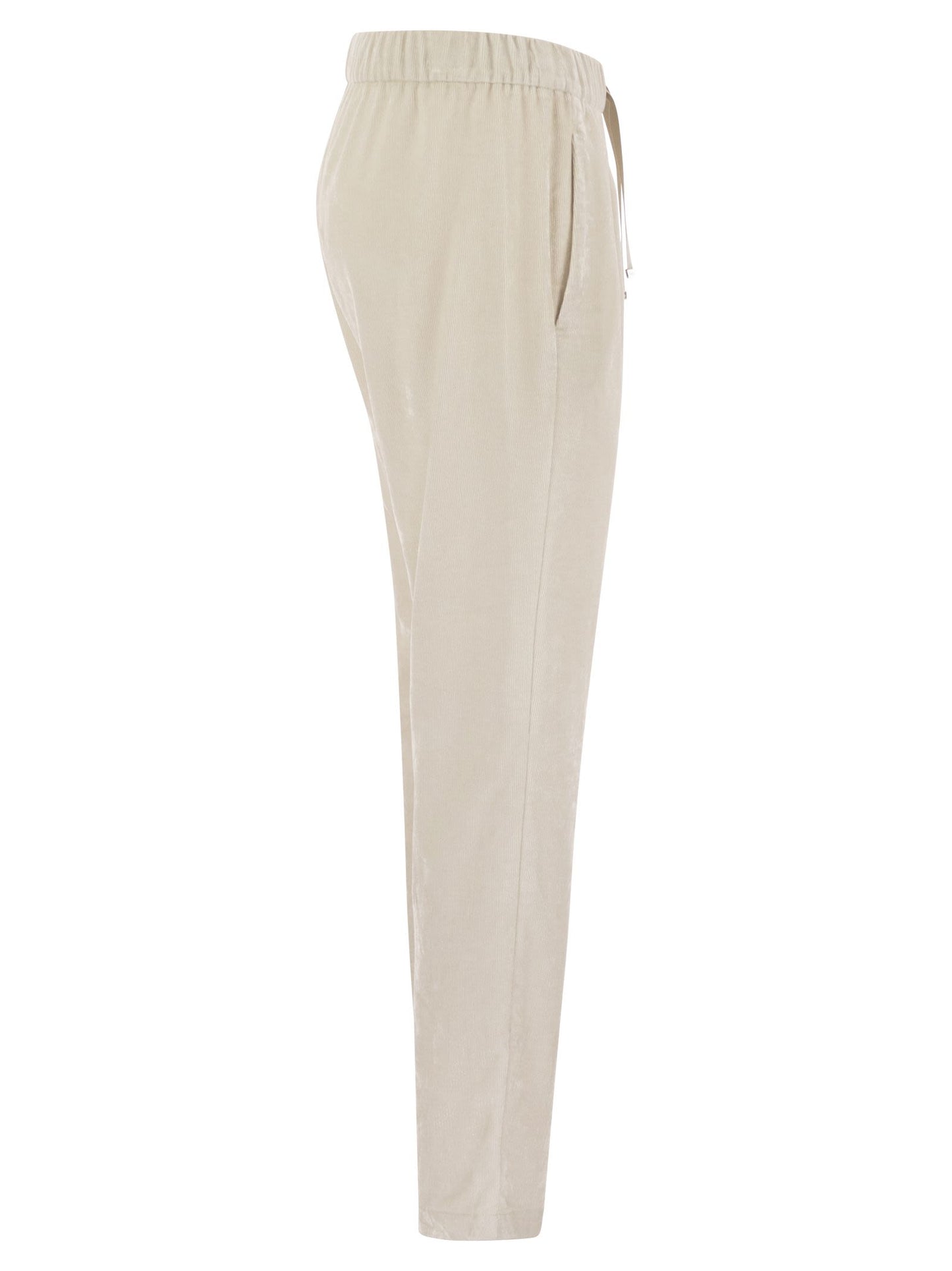 Herno Women Bright Corduroy Resort Trousers HERNO