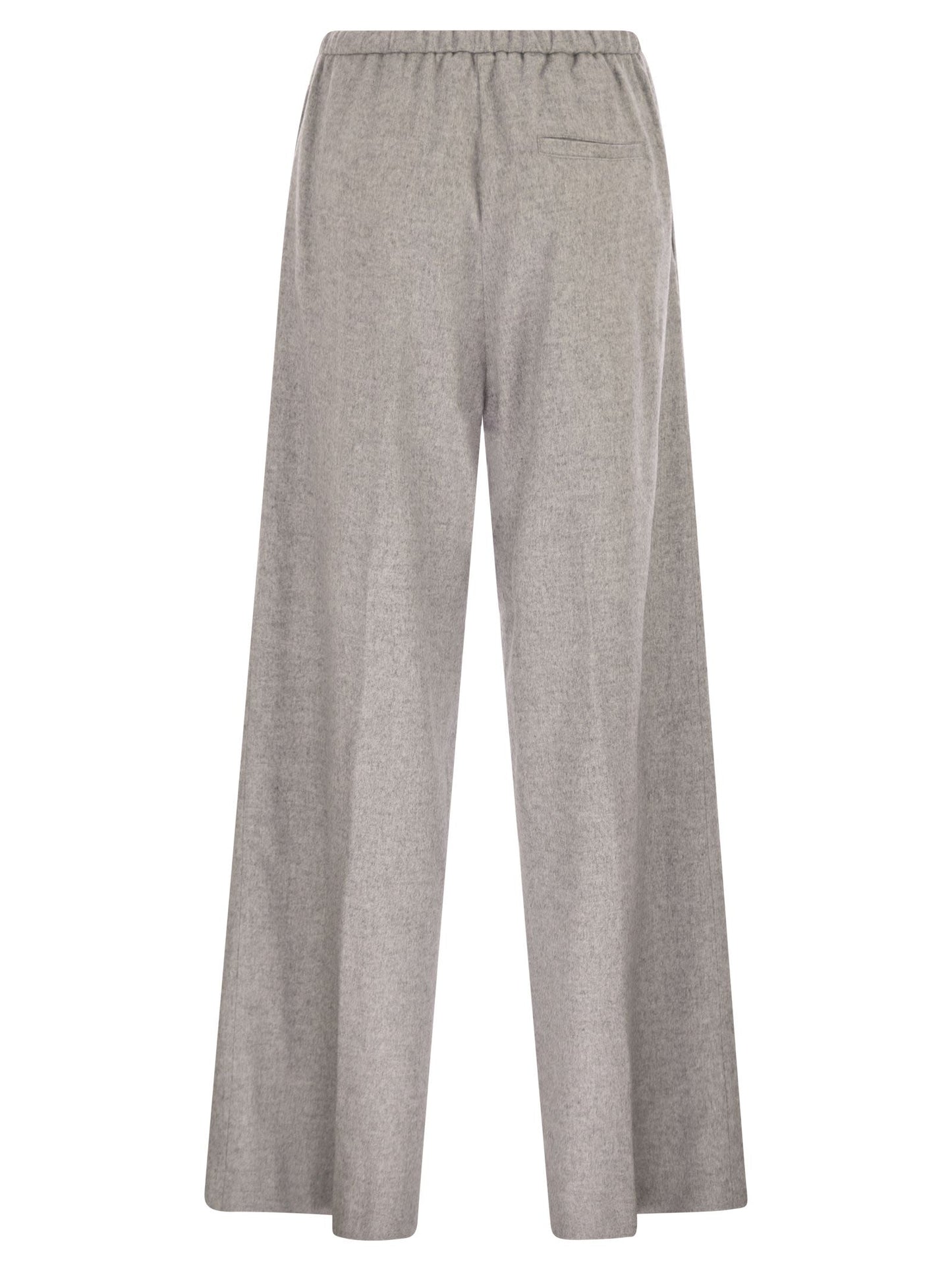 Herno Women Resort Trousers In Cashmere And Silk HERNO