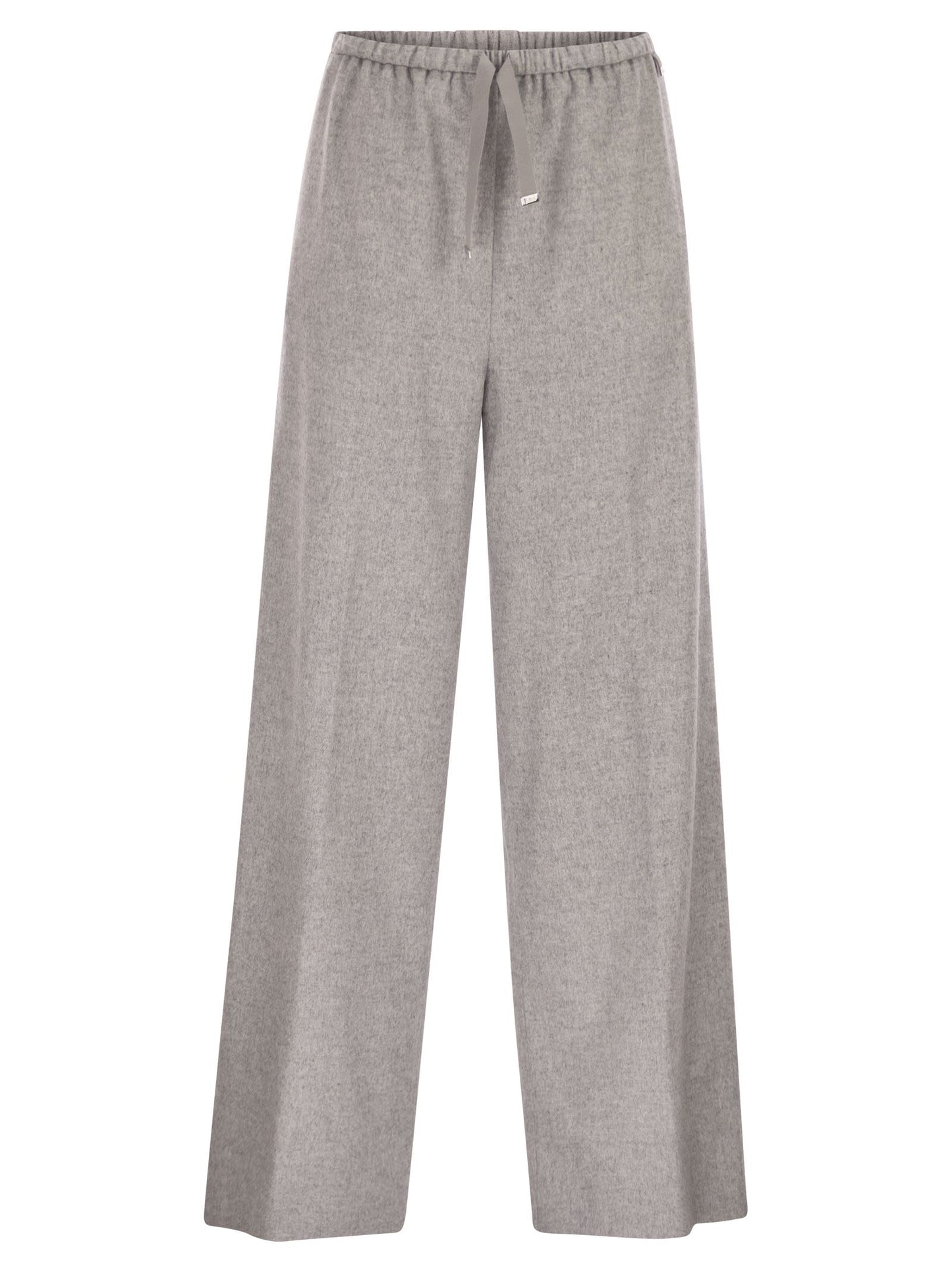 Herno Women Resort Trousers In Cashmere And Silk HERNO