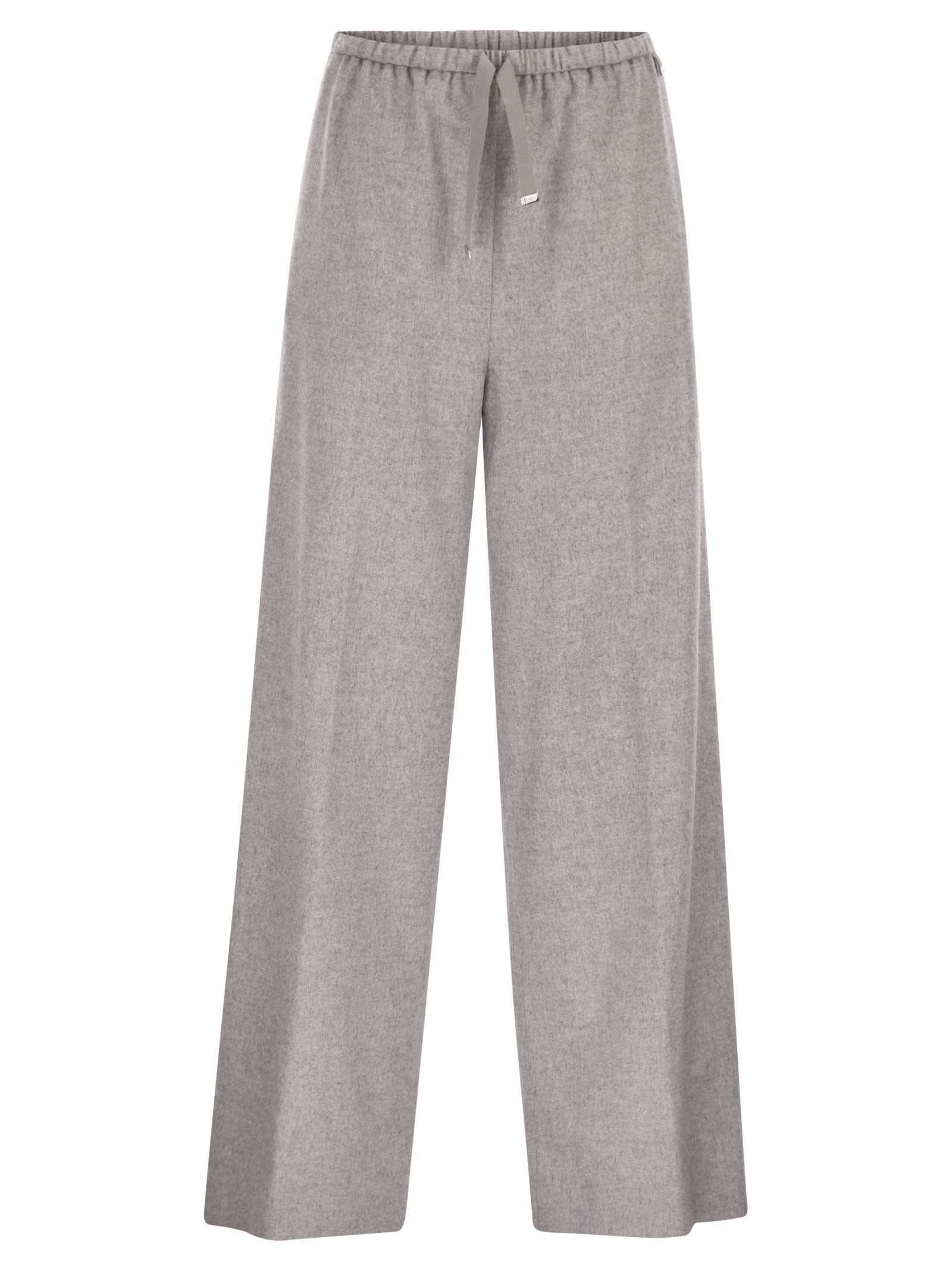 Herno Women Resort Trousers In Cashmere And Silk HERNO