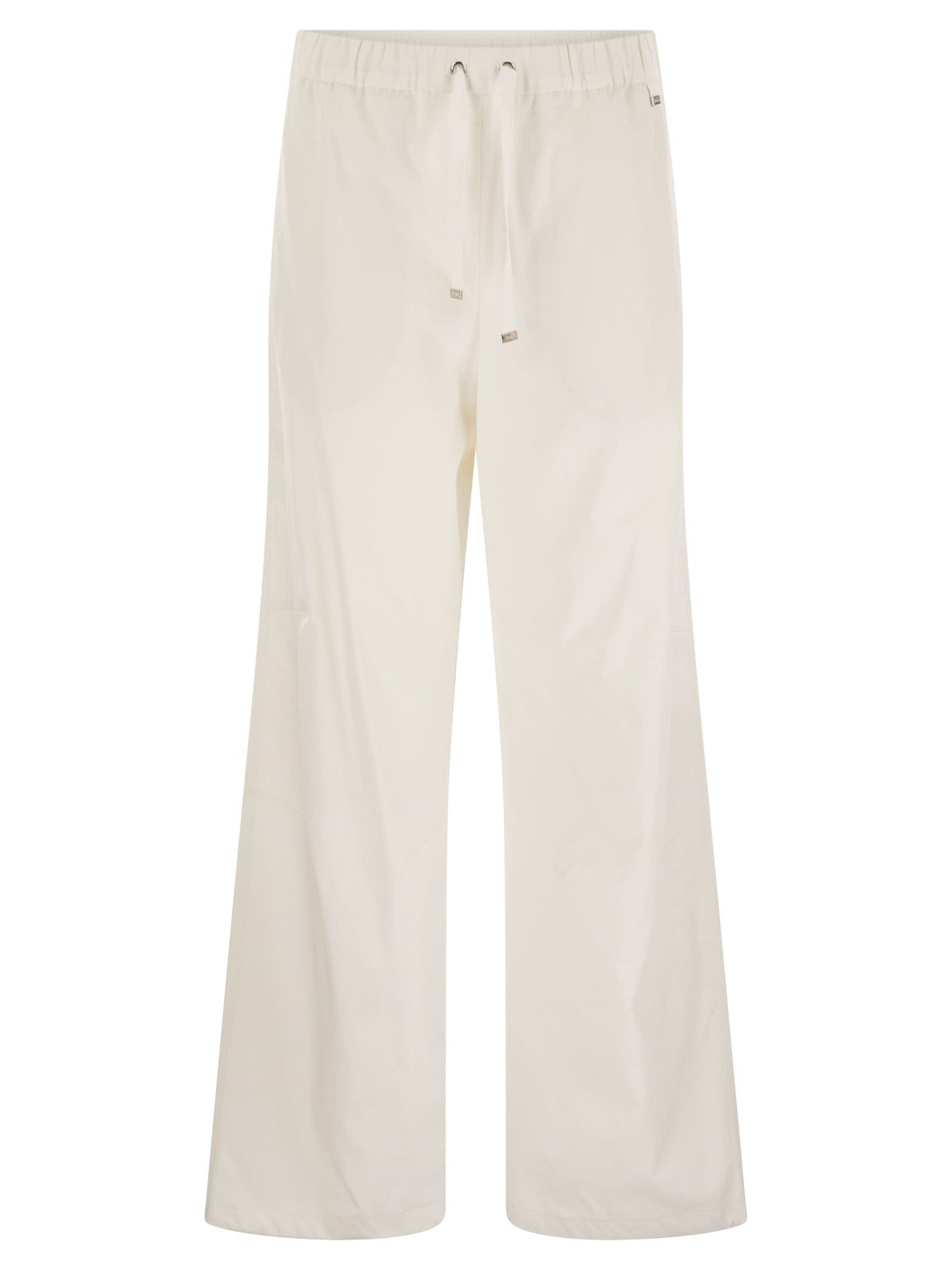 Herno Women Resort Cotton Trousers With Drawstring HERNO