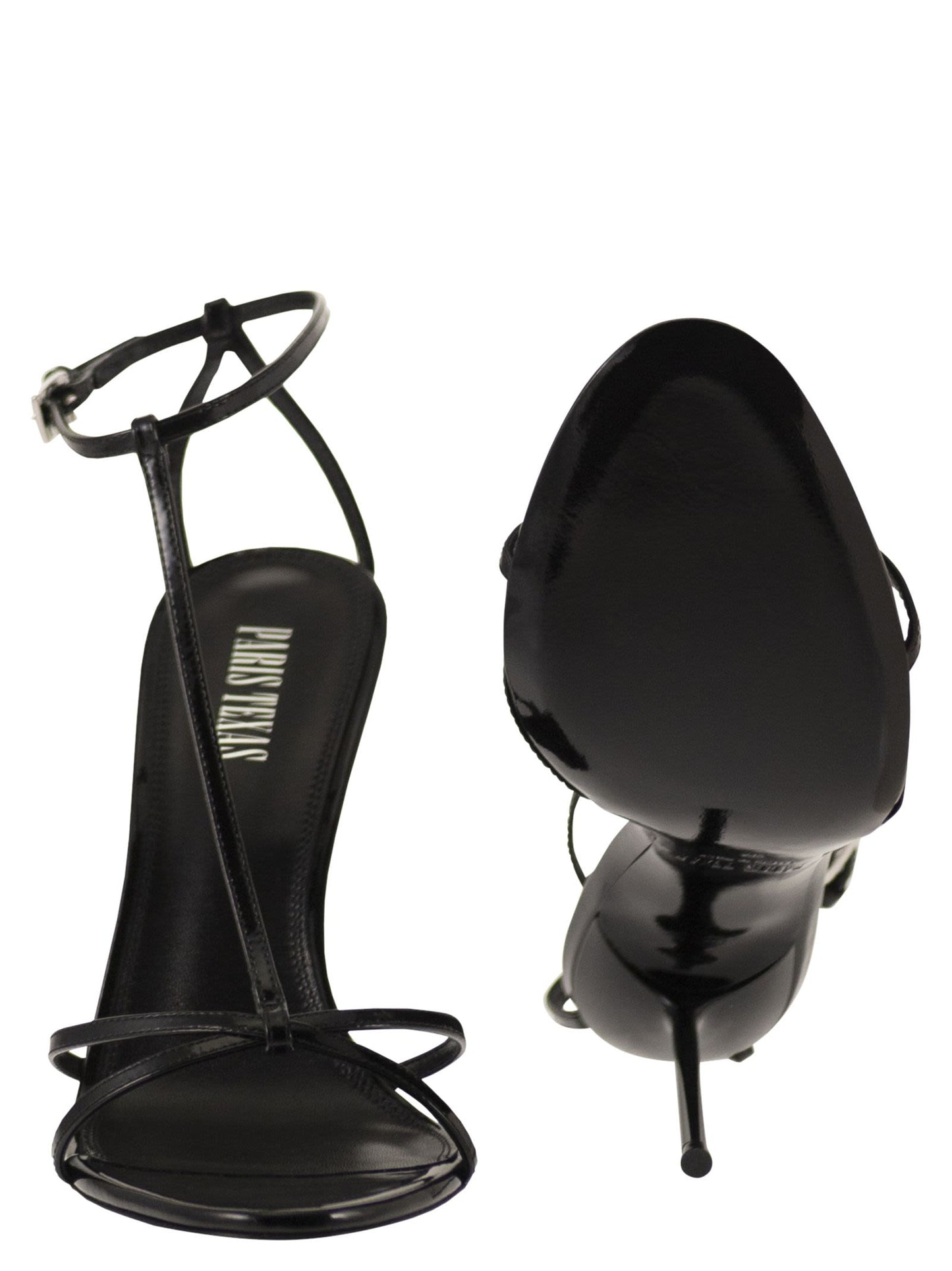 Paris Texas Women Lidia T-Strap Sandal - Patent Leather T-Strap Sandals