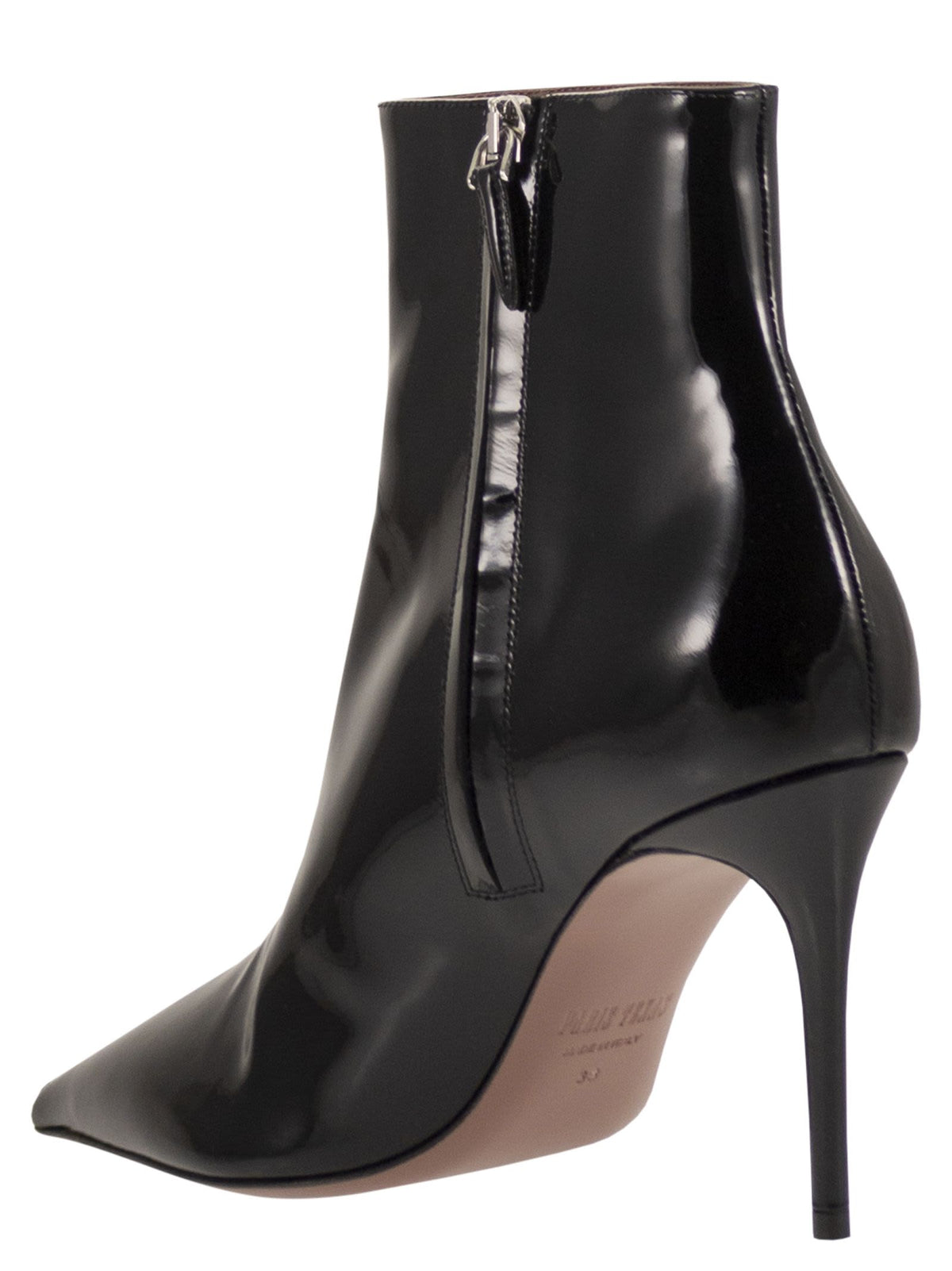 Paris Texas Women Vera Ankle Boot 85 - Patent Leather Stiletto Ankle Boots PARIS TEXAS