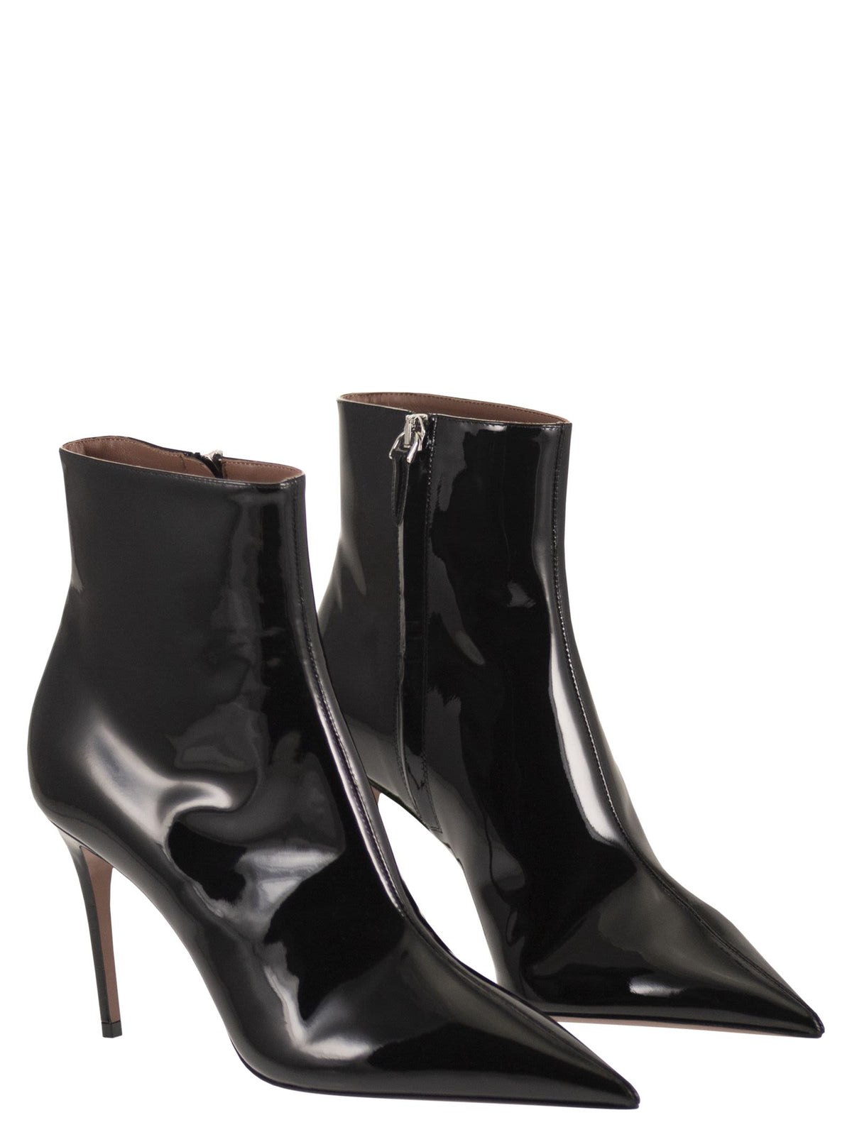 Paris Texas Women Vera Ankle Boot 85 - Patent Leather Stiletto Ankle Boots PARIS TEXAS