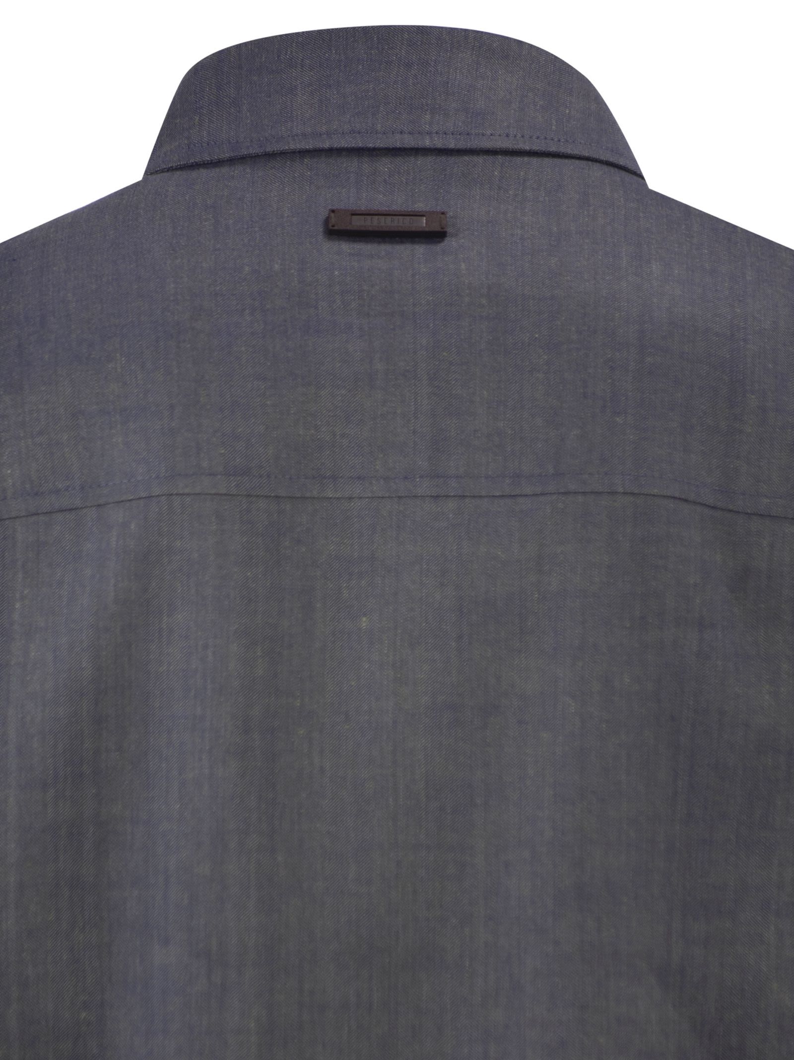 Peserico Men Lightweight Linen And Wool Blend Jacket With Patch Pockets PESERICO